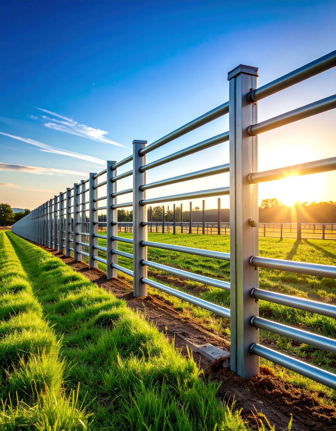 Heavy Duty Cattle Panel Temporary Fence - 25 Temporary Fence Ideas