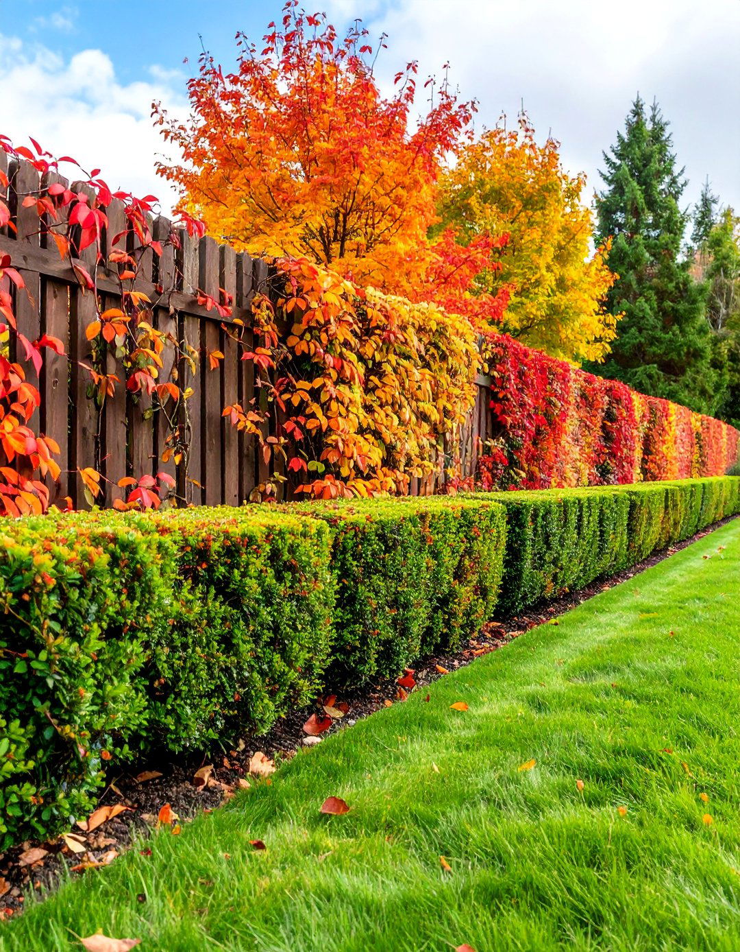 Hedge and Living Dog Fence Border - 25 Dog Fence Ideas