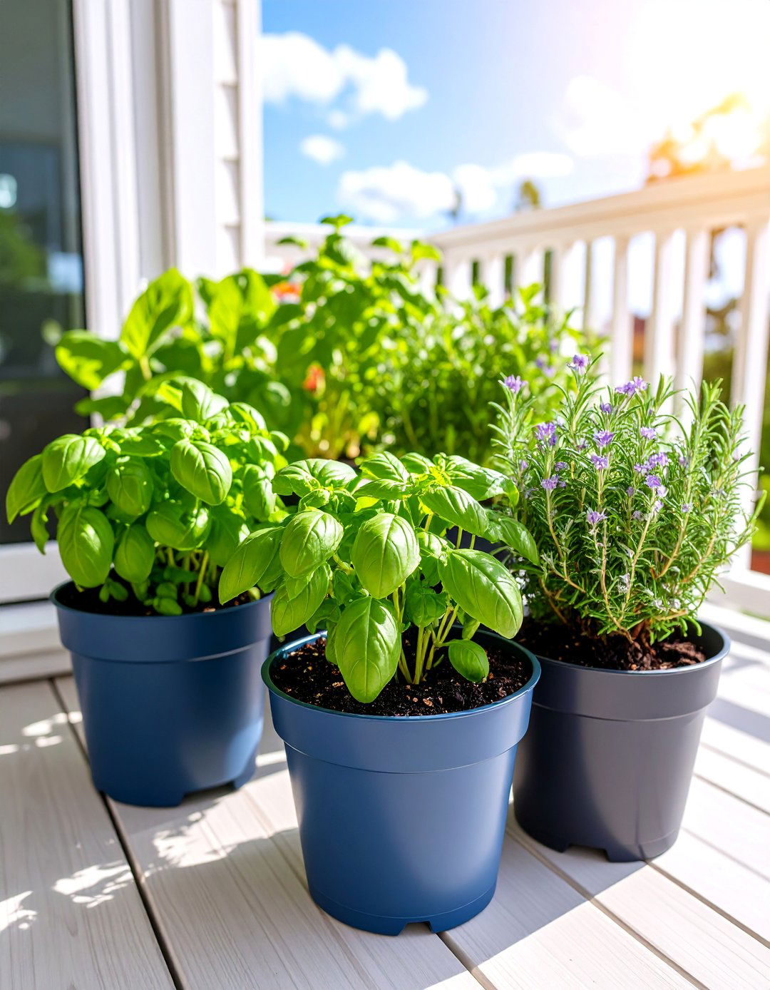 Herb Garden Kitchen Convenience Zone - 25 Deck Decorating Ideas With Plants