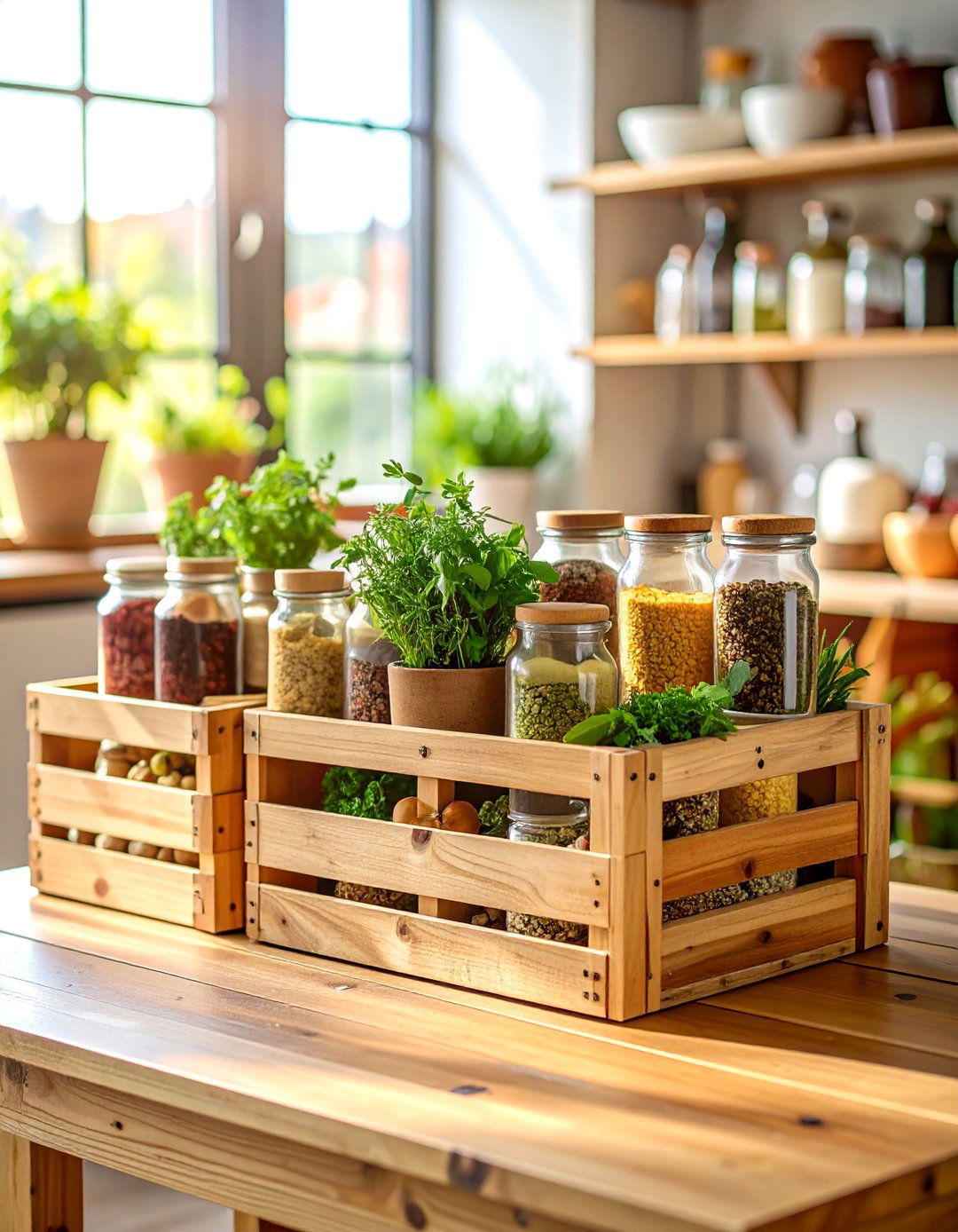 Herb and Spice Market Centerpiece - 25 Centerpiece Ideas