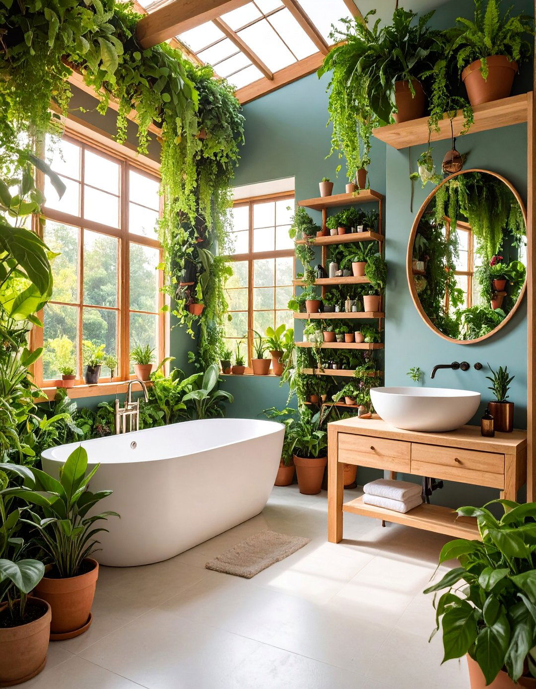 Herbology Greenhouse Bathroom - 25 Harry Potter Bathroom Ideas