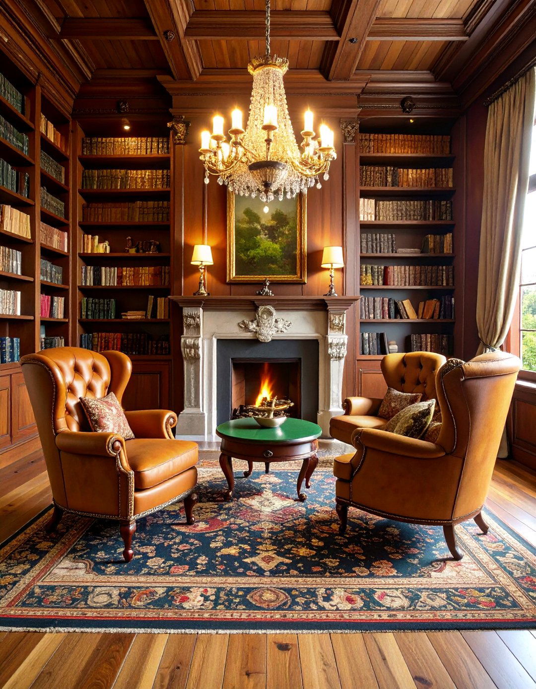 Heritage Hunting Room Library - 25 Hunting Room Ideas