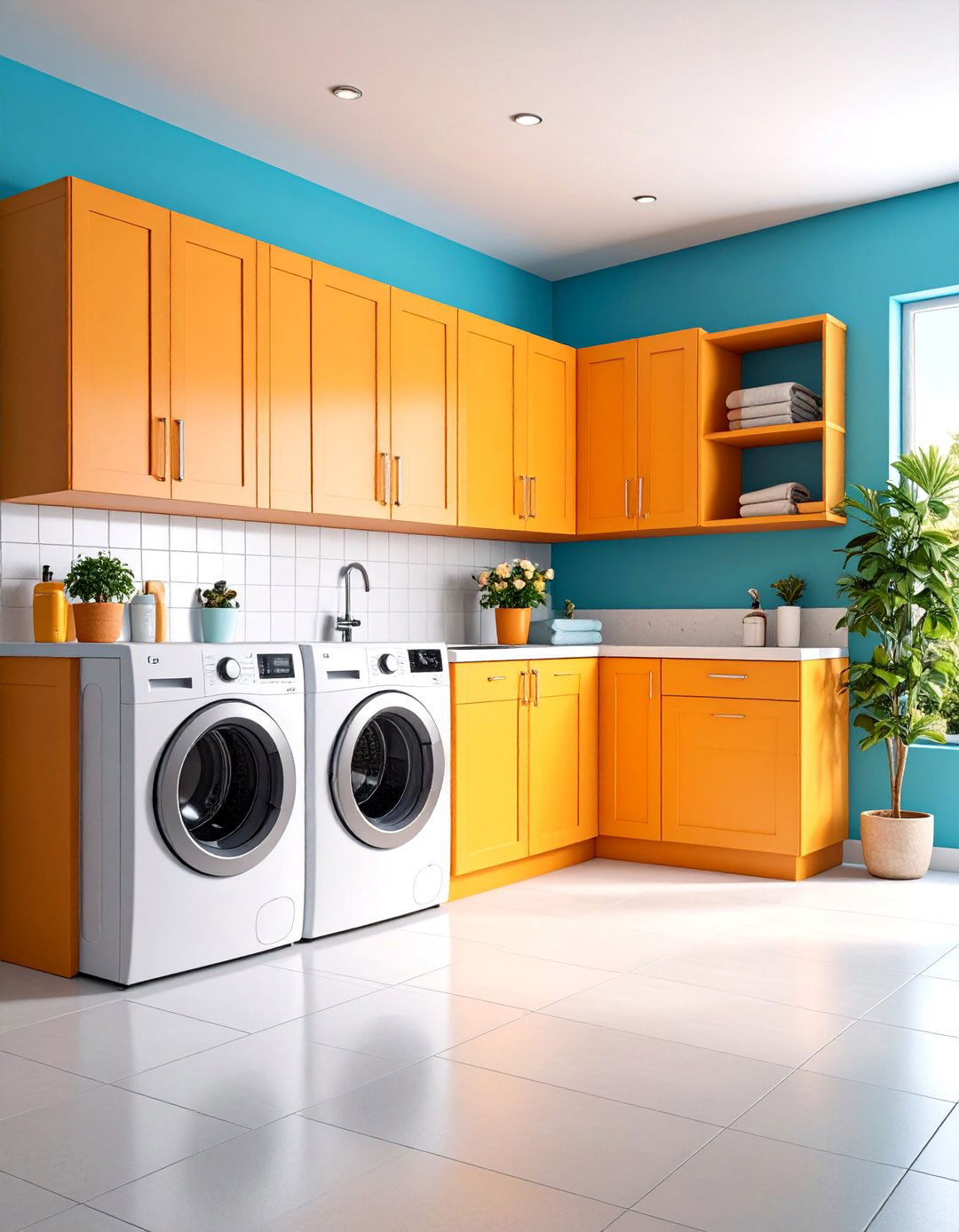 Hidden Appliance Garage Laundry Behind Panels - 25 Garage Laundry Room Ideas