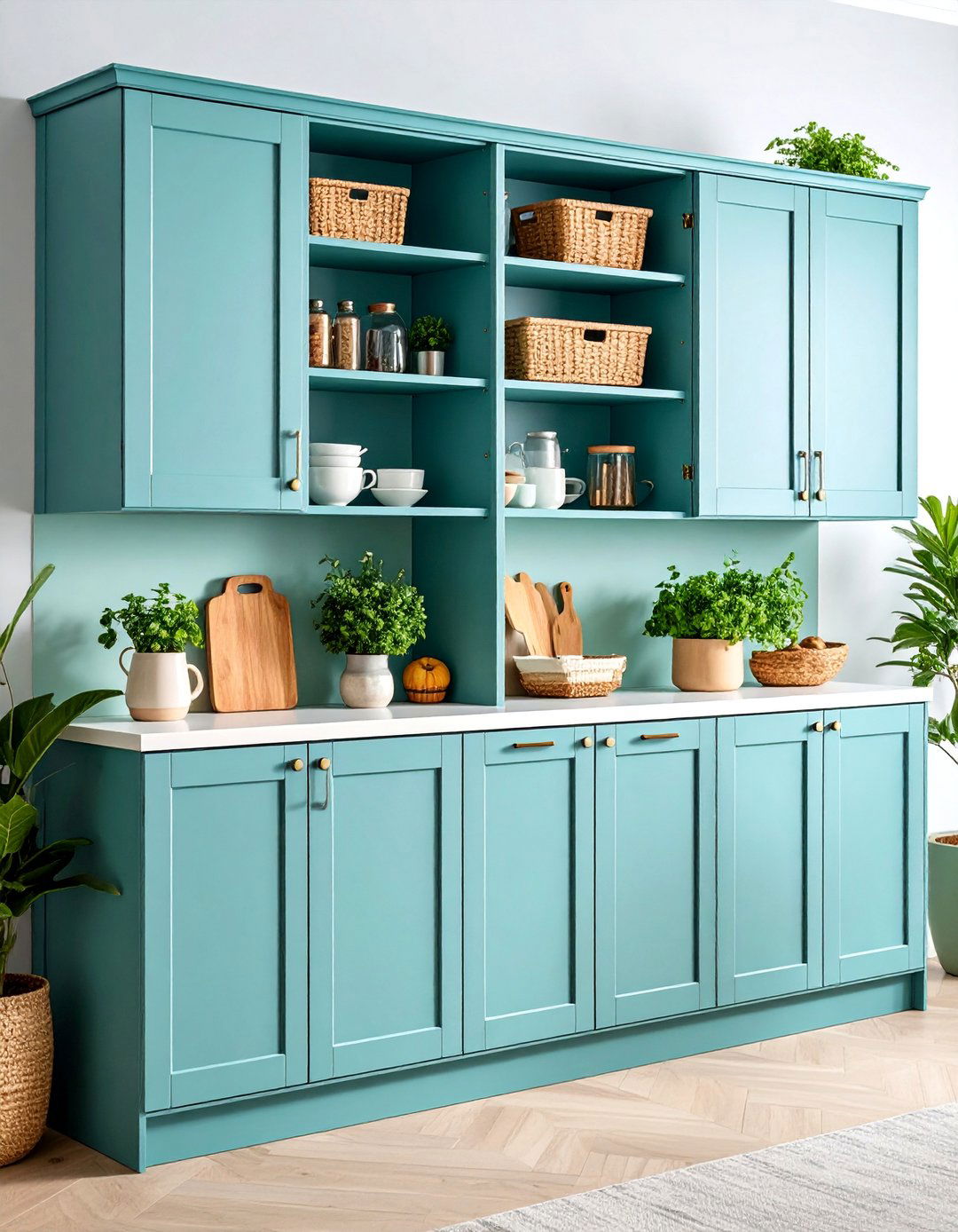 Hidden Cabinet Door Storage - 25 Laundry Detergent Storage Ideas
