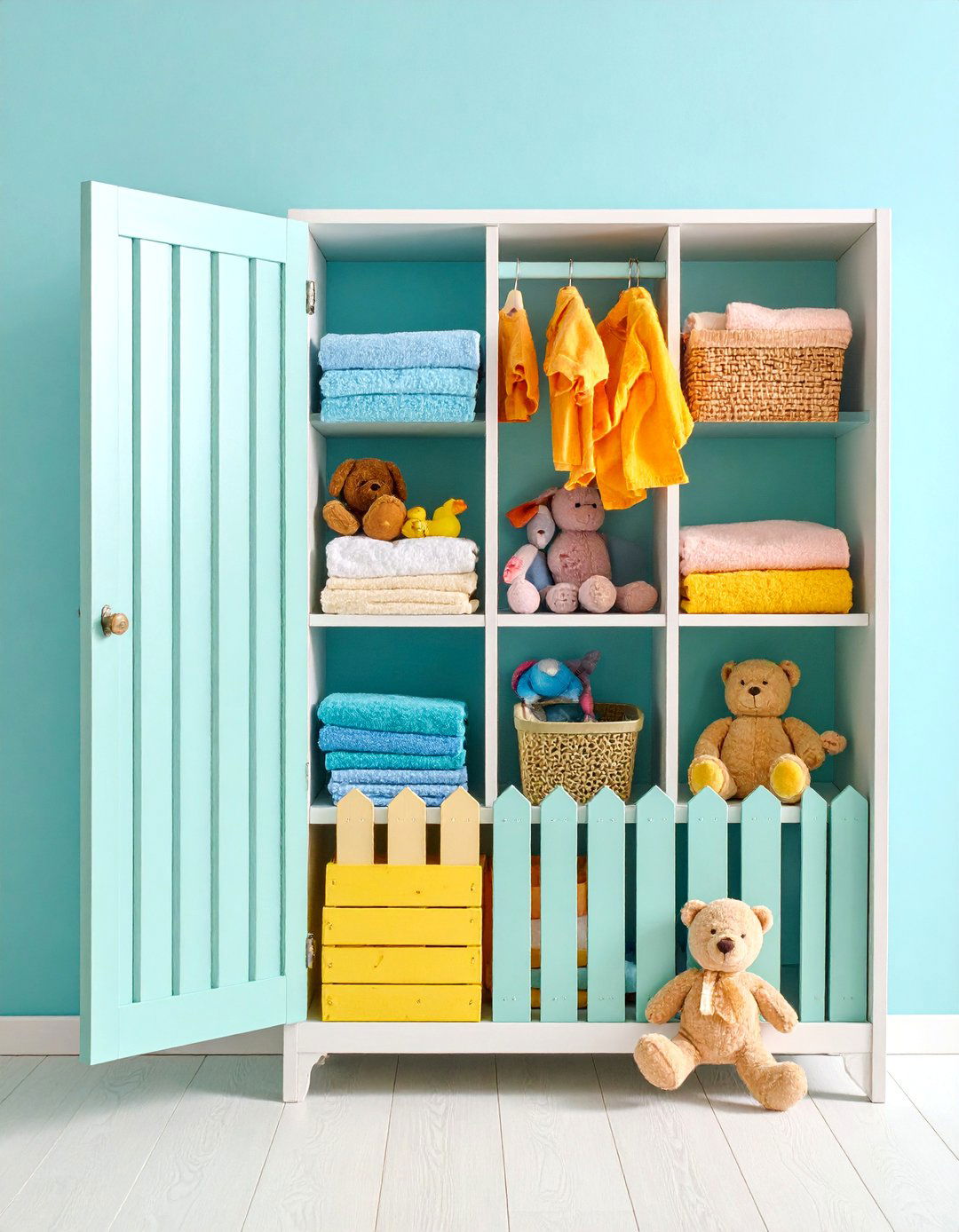 Hidden Fence Panel Cabinet - 25 Pool Storage Ideas
