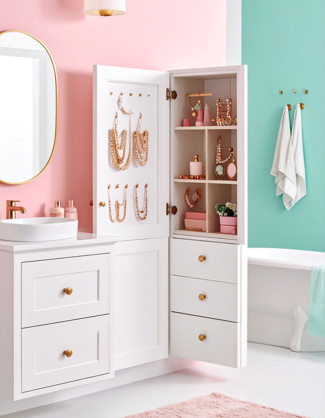 Hidden Medicine Cabinet Jewelry Storage - 25 Jewelry Storage Ideas