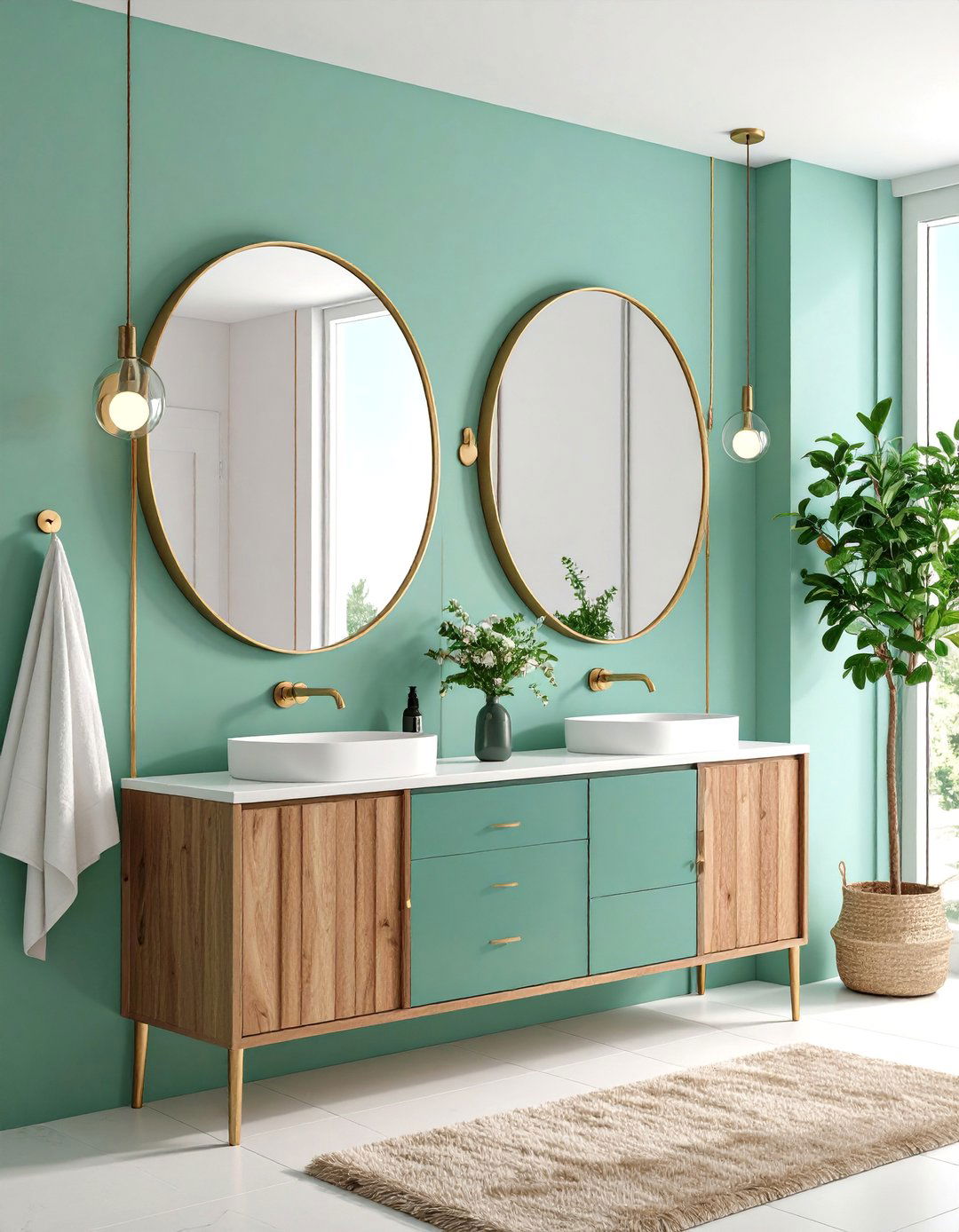 Hidden Recessed Wall Cabinet with Mirror Front - 25 Toilet Paper Storage Ideas