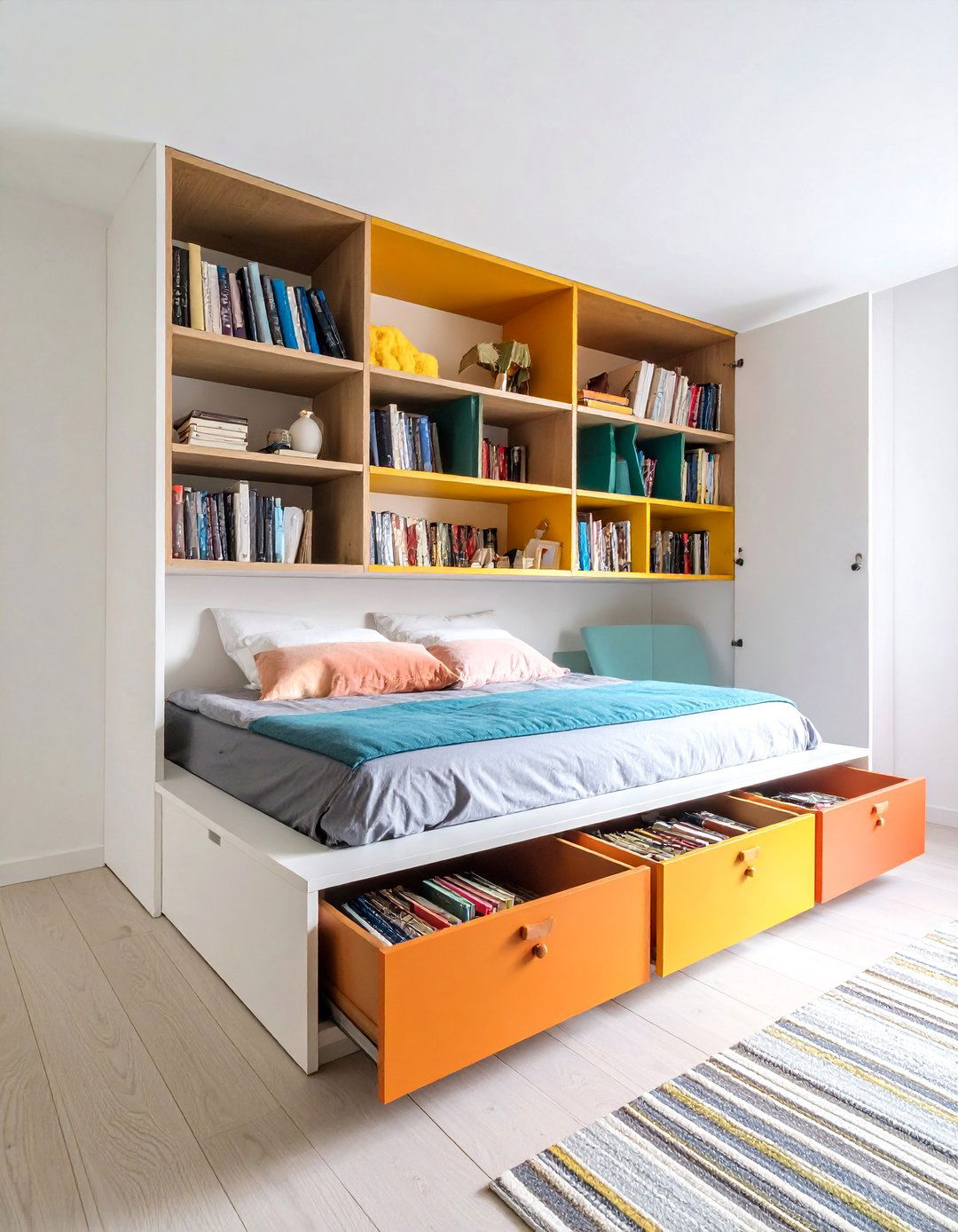 Hidden Storage Organization Solutions - 25 Bookshelf Organization Ideas