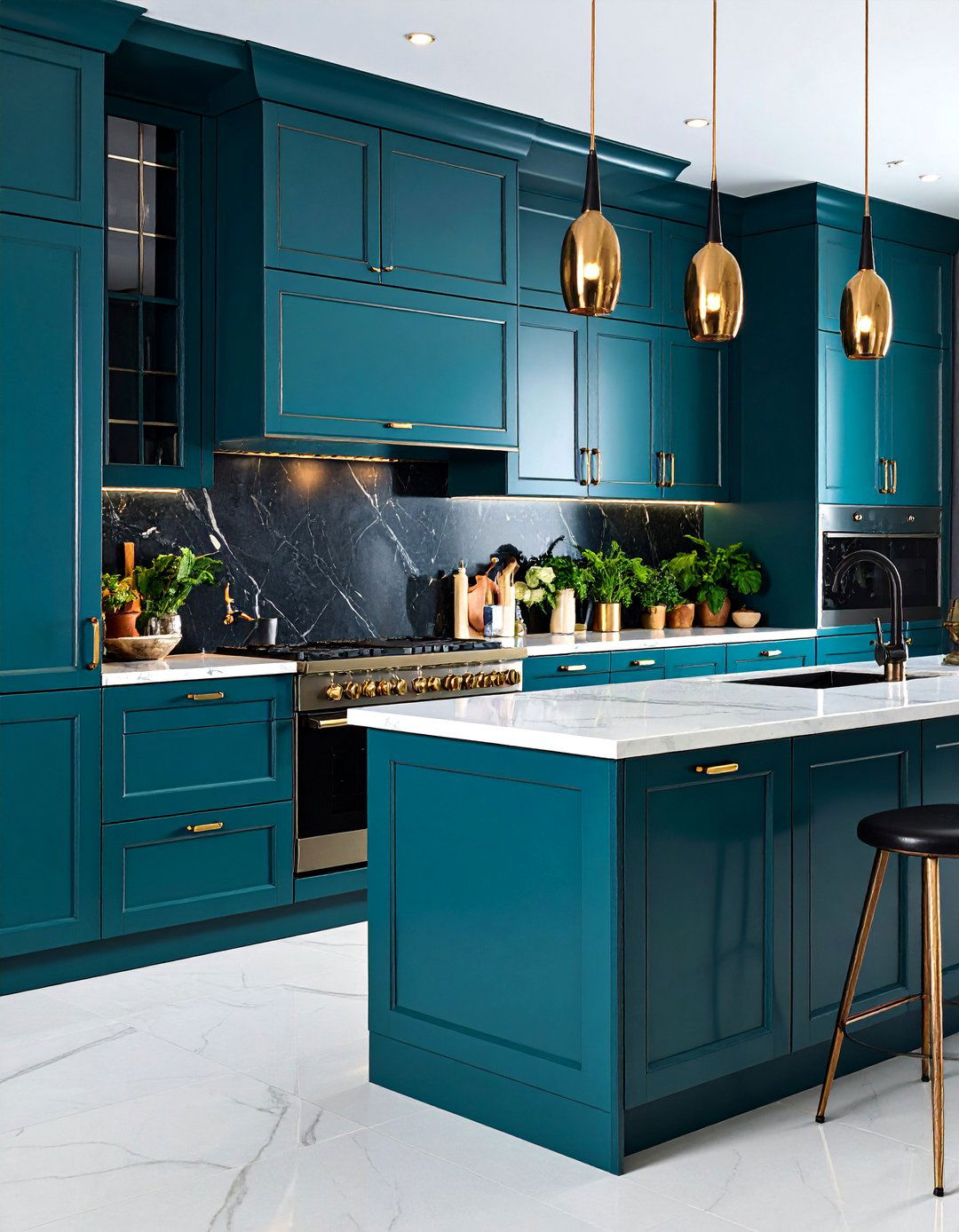 High Gloss Black Floor to Ceiling Modern Cabinets - 25 Floor to Ceiling Kitchen Cabinets