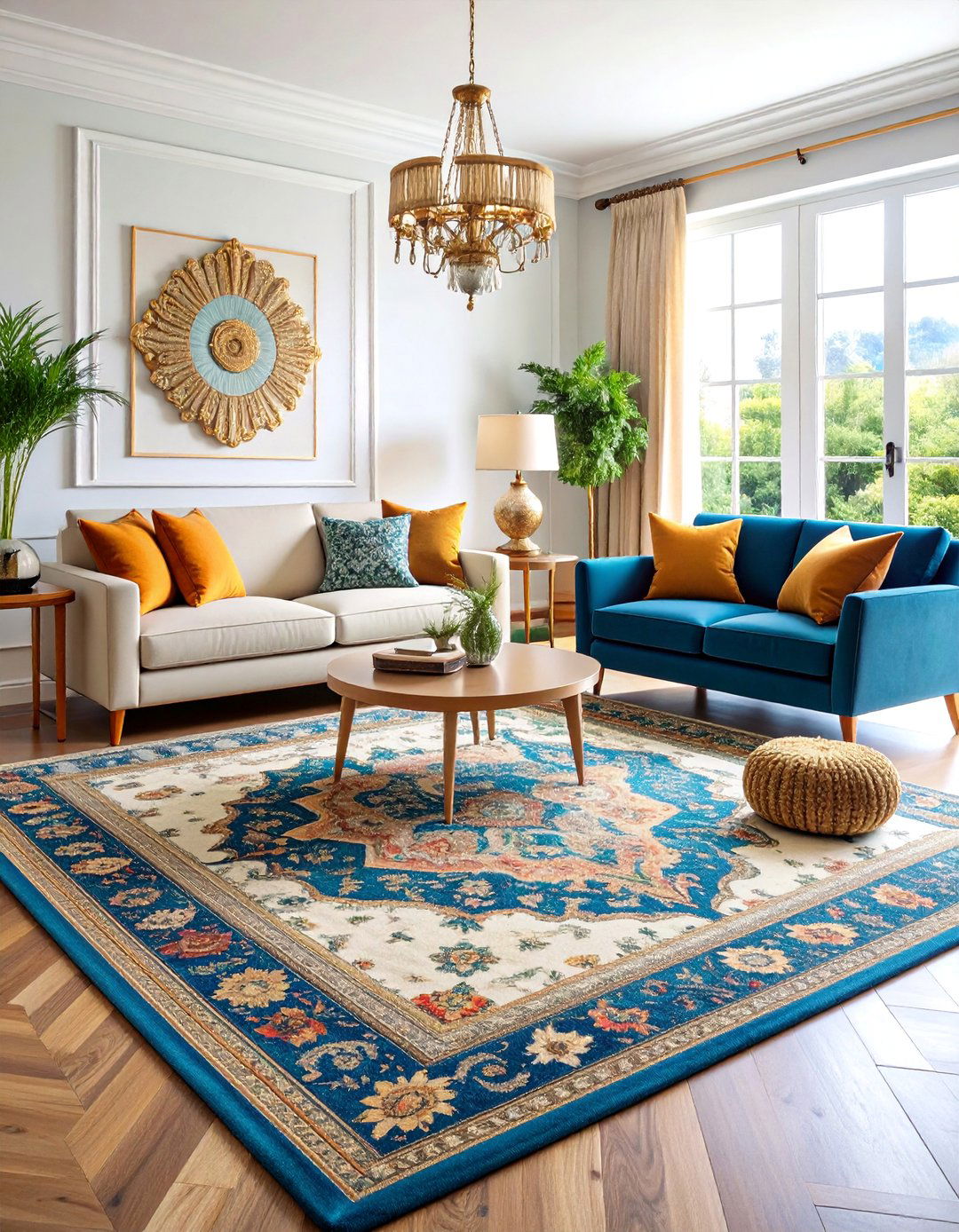 High Pile Luxury Comfort Zone Carpet - 25 Living Room Carpet Ideas