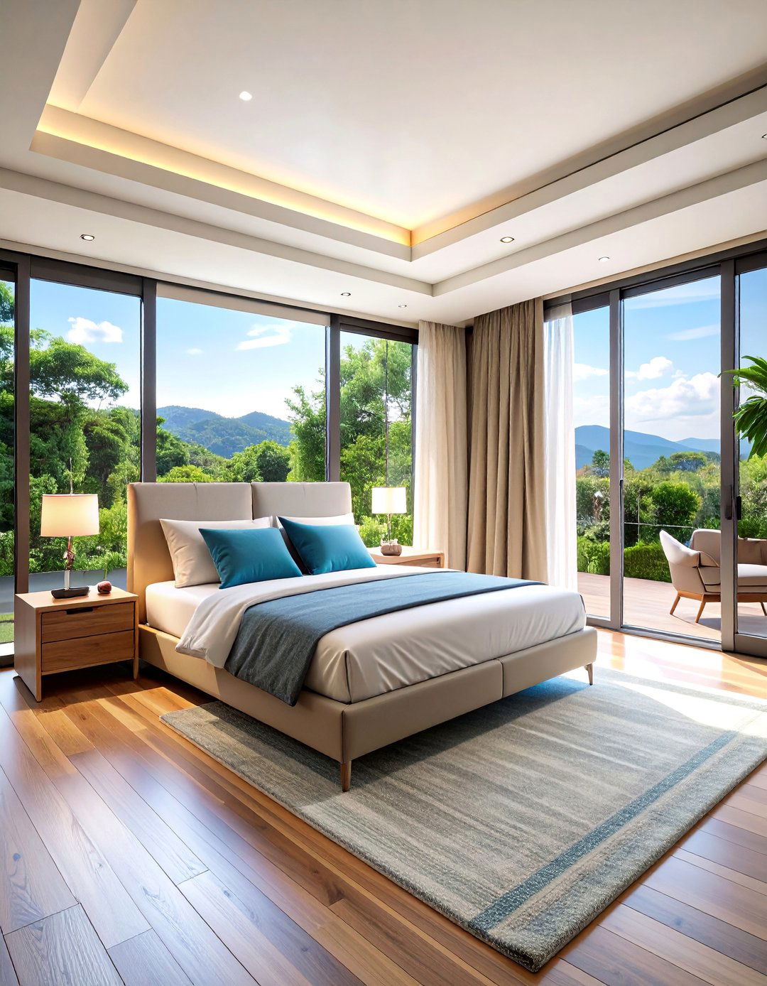 High Tech Smart Sliding Panels - 25 Sliding Door Curtain Ideas