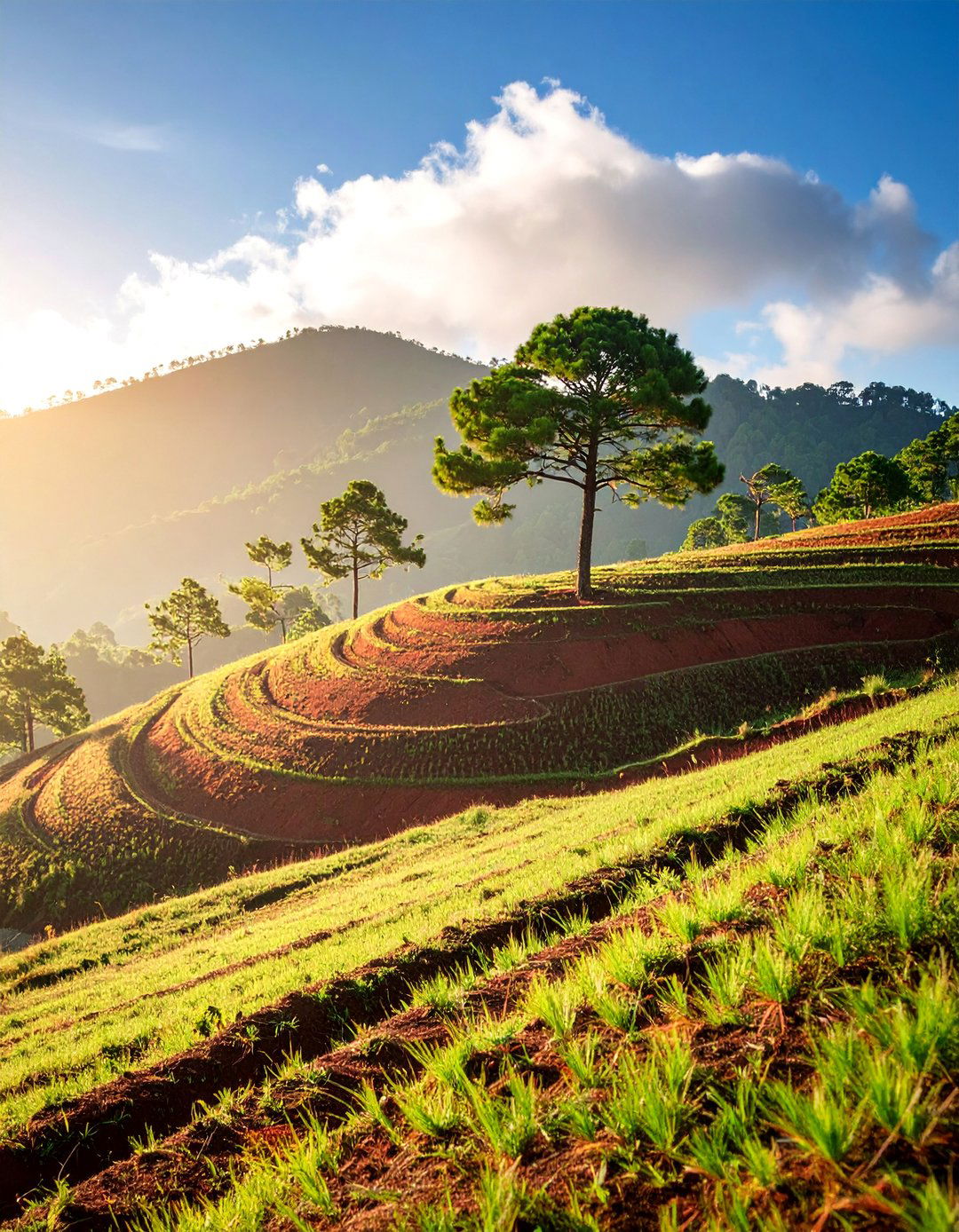 Hillside Pine Landscape Stabilization - 25 Pine Tree Landscape Ideas
