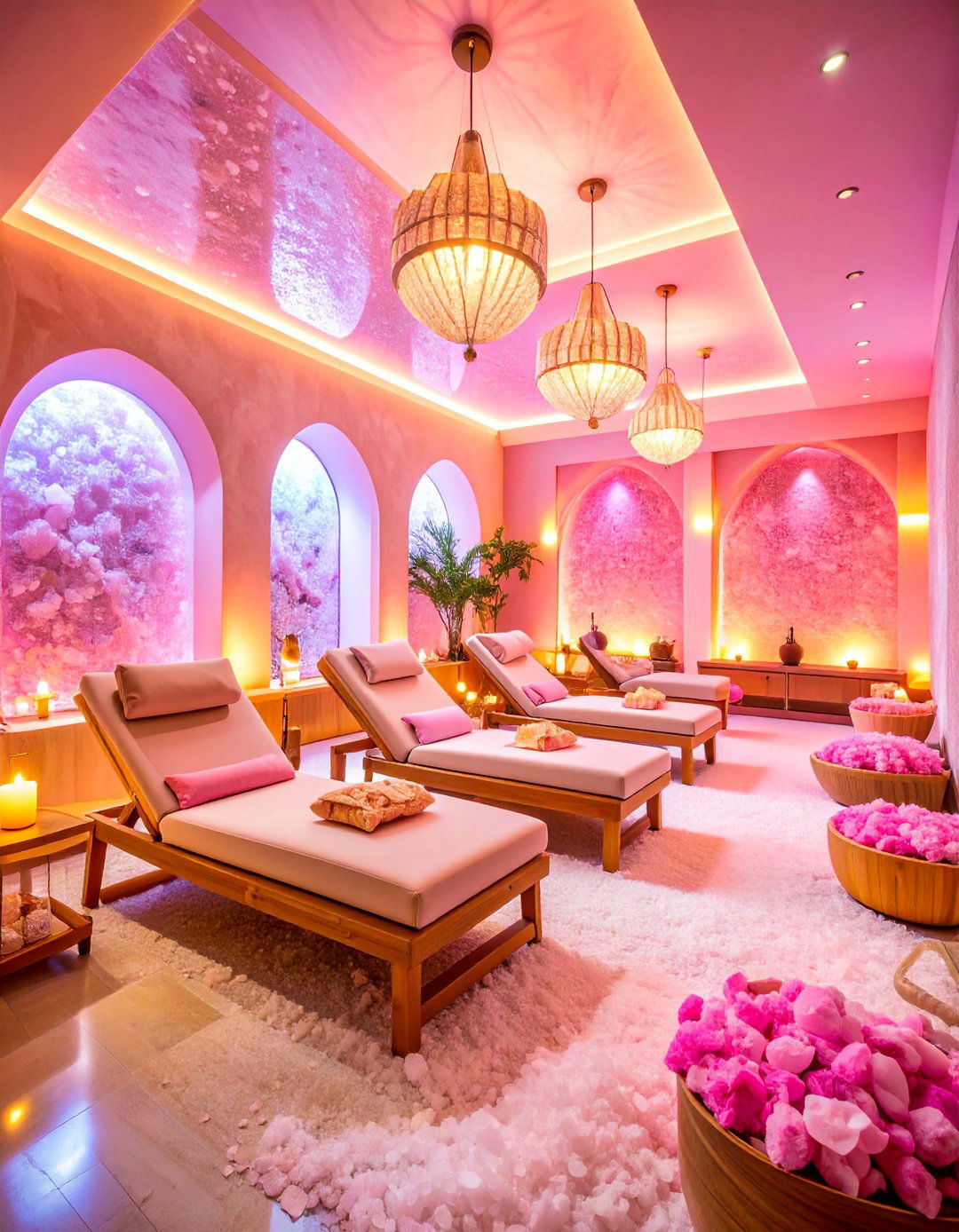 Himalayan Salt Therapy Spa Room - 25 Spa Room Ideas