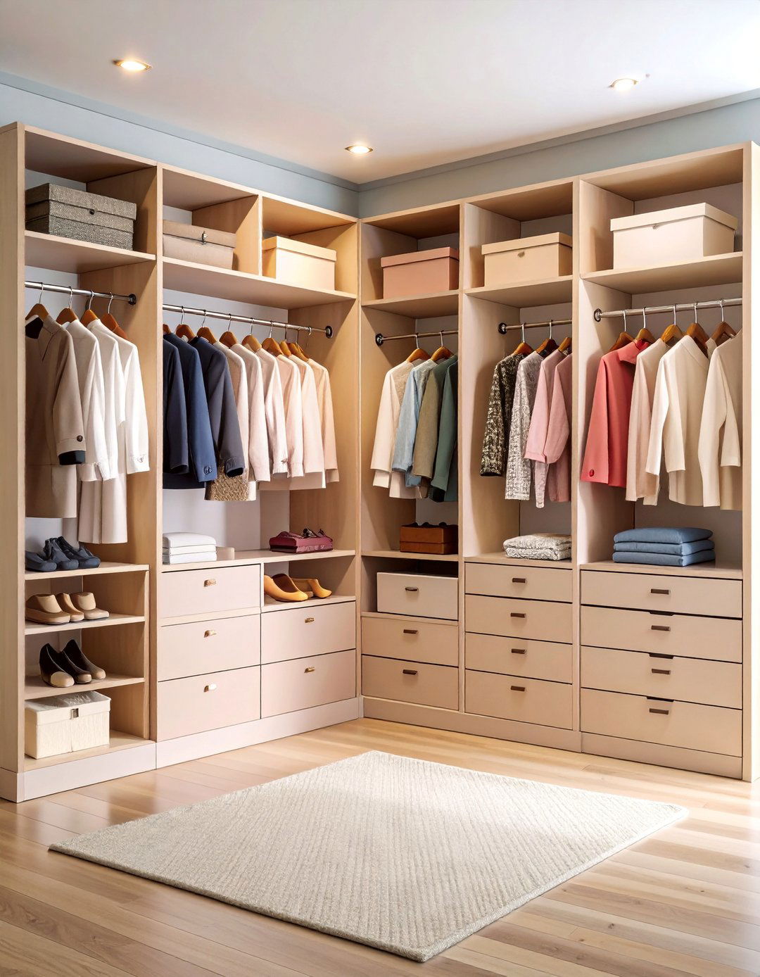 His and Hers Shared Closet Design - 25 Closet Ideas