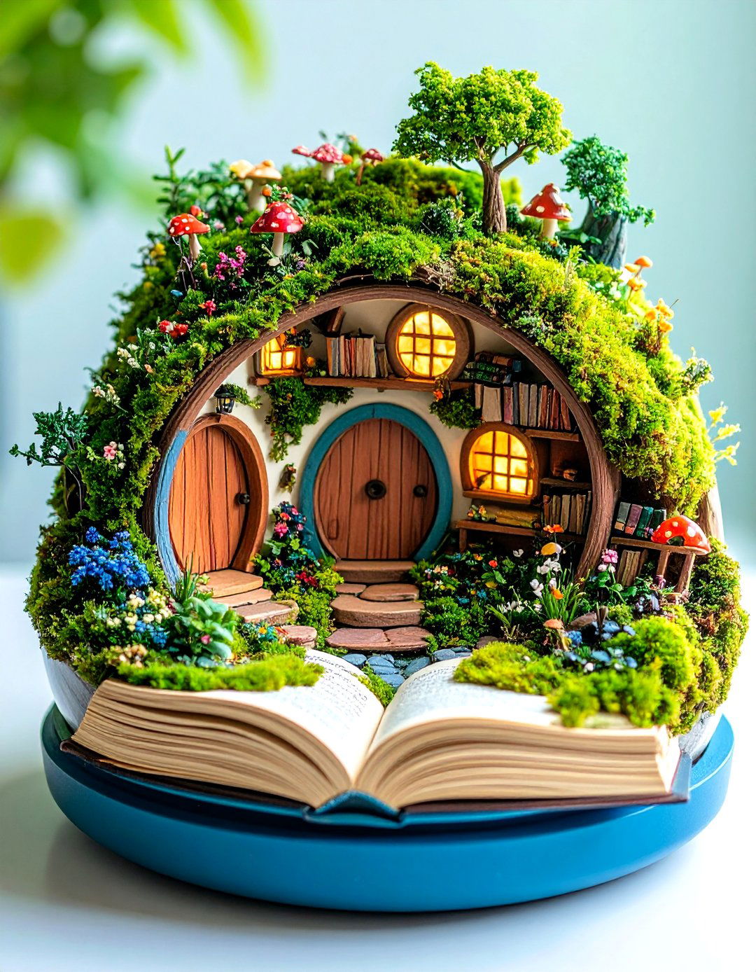 Hobbiton Miniature Village Terrarium - 25 Terrarium Ideas
