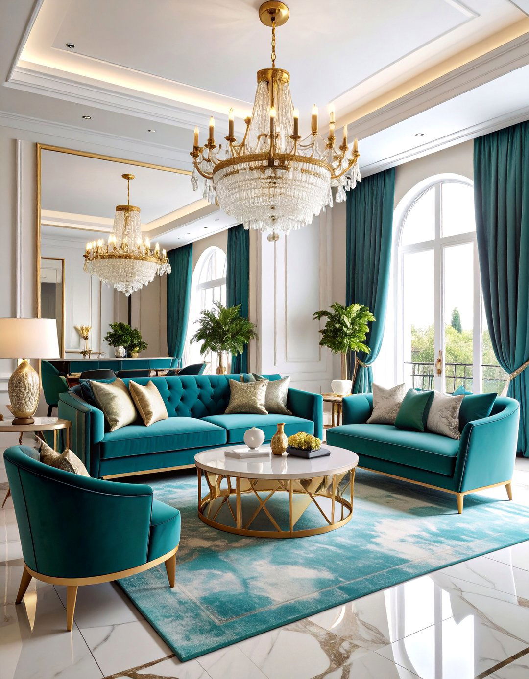 Hollywood Glam Luxury Retreat - 25 Condo Interior Design Ideas