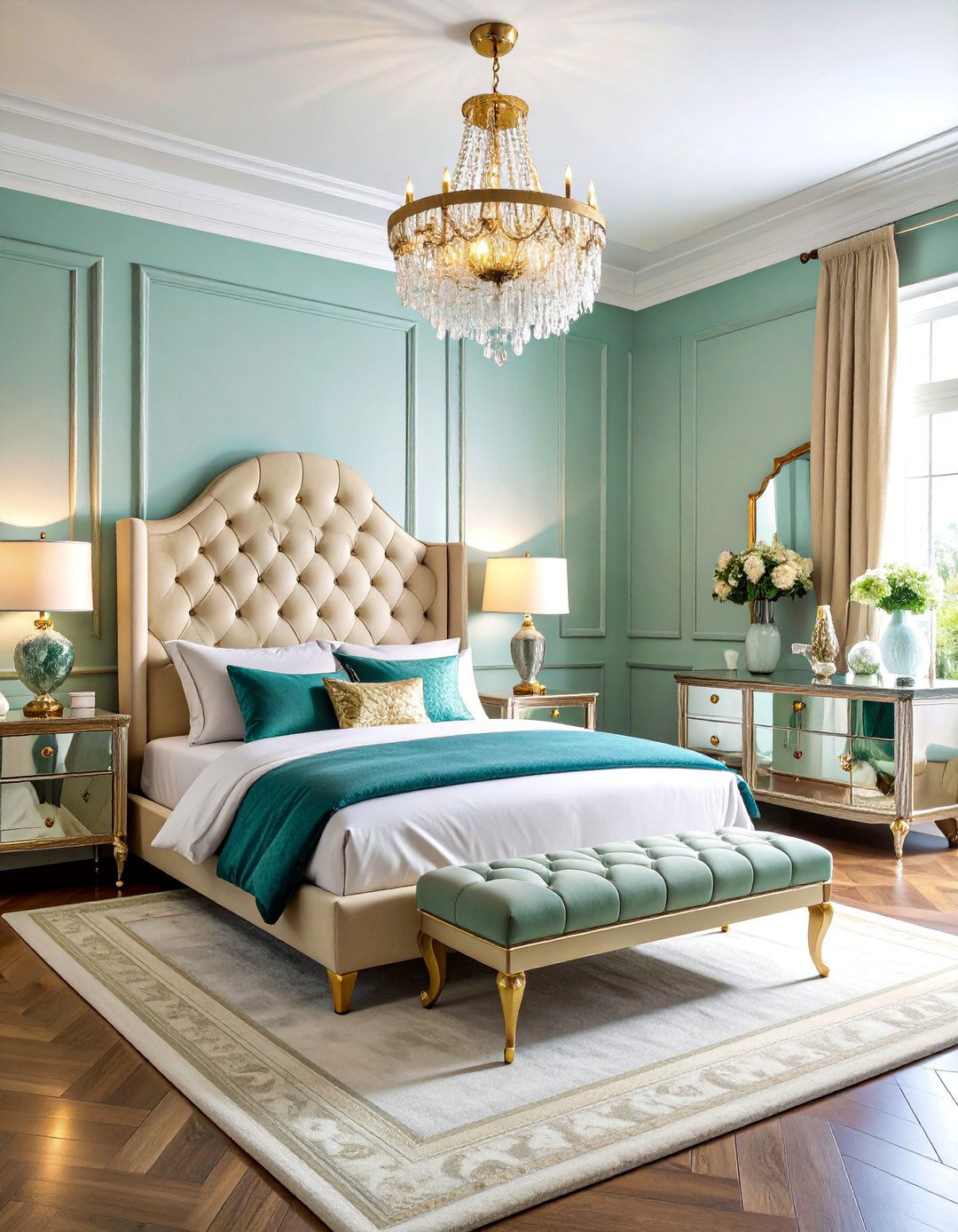 Hollywood Regency Vintage Bedroom - 25 Vintage Bedroom Ideas