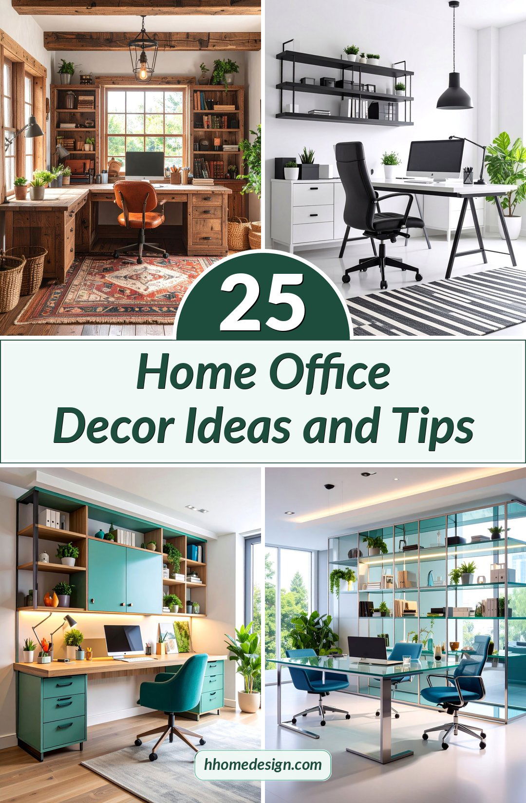 25 Home Office Decor Ideas and Tips
