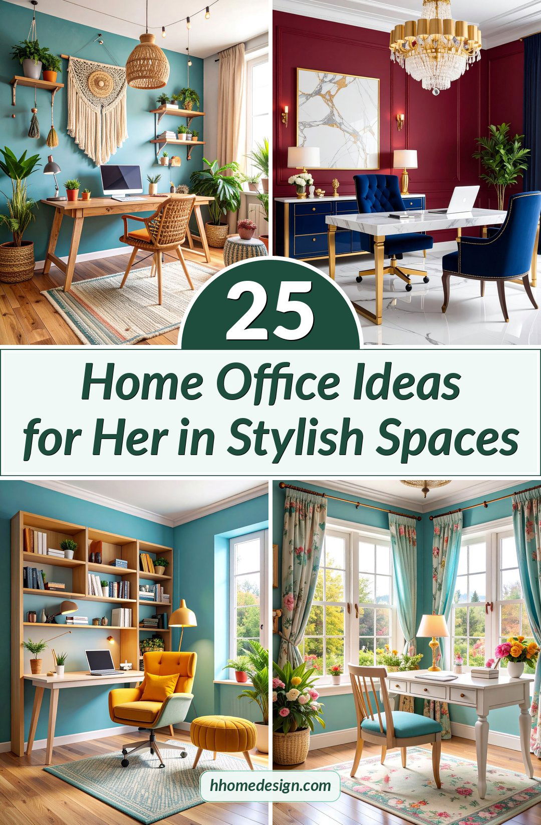 25 Home Office Ideas for Her in Stylish Spaces