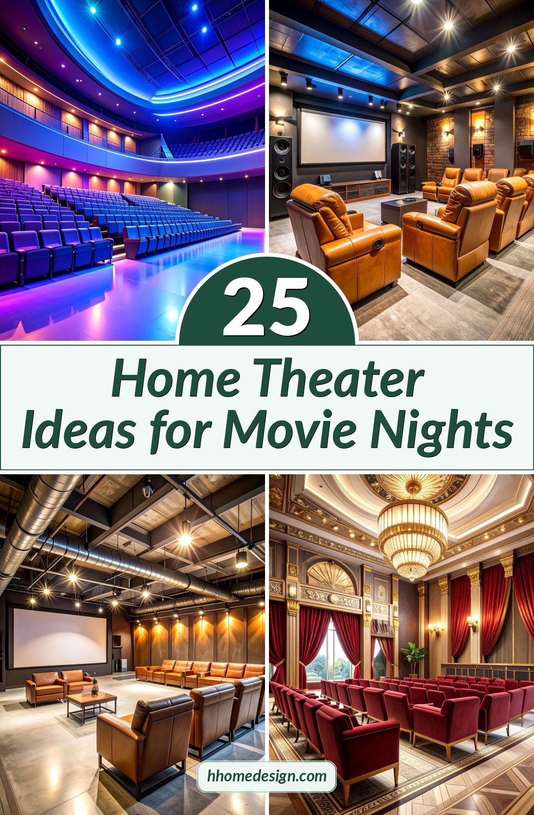 25 Home Theater Ideas for Movie Nights