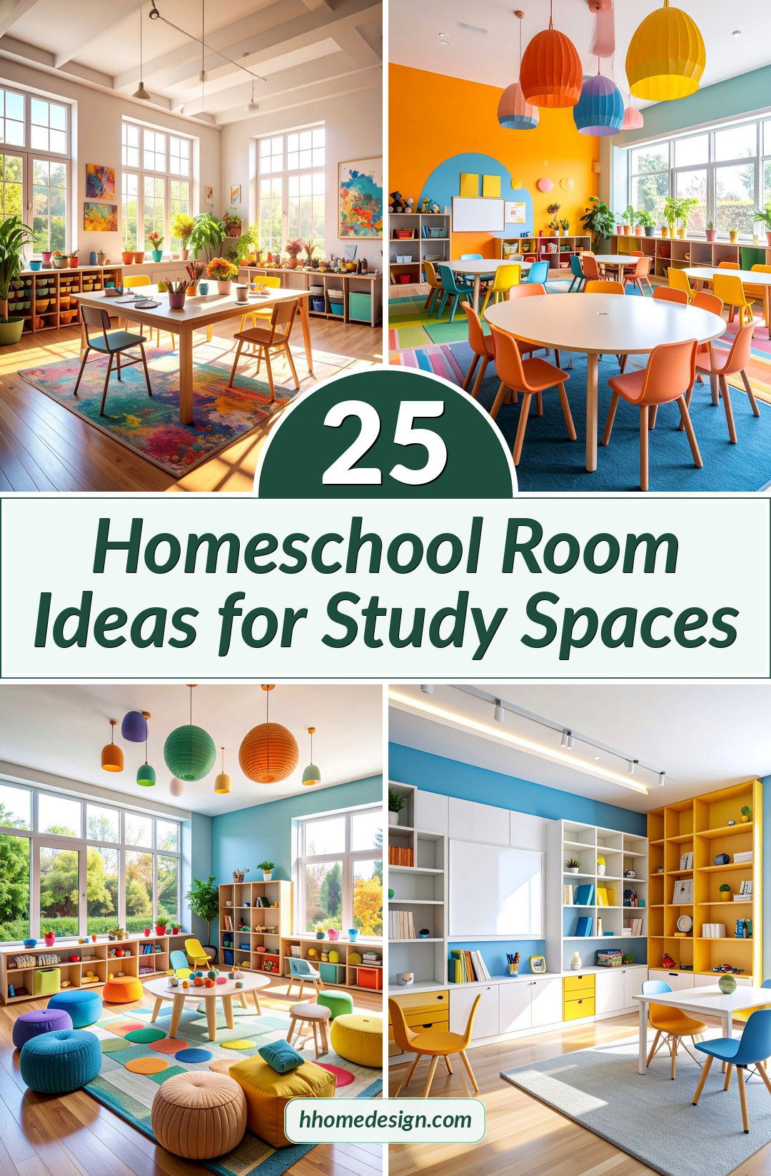 25 Homeschool Room Ideas for Study Spaces
