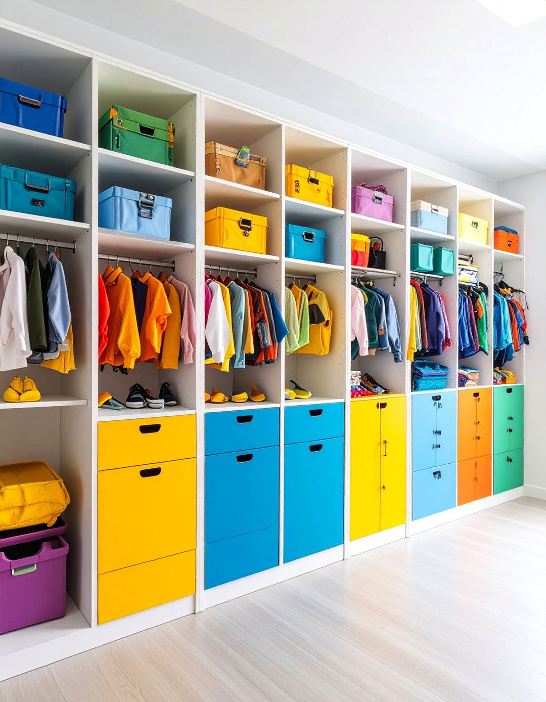 Homework and School Supply Hall Closet - 25 Hall Closet Organization Ideas