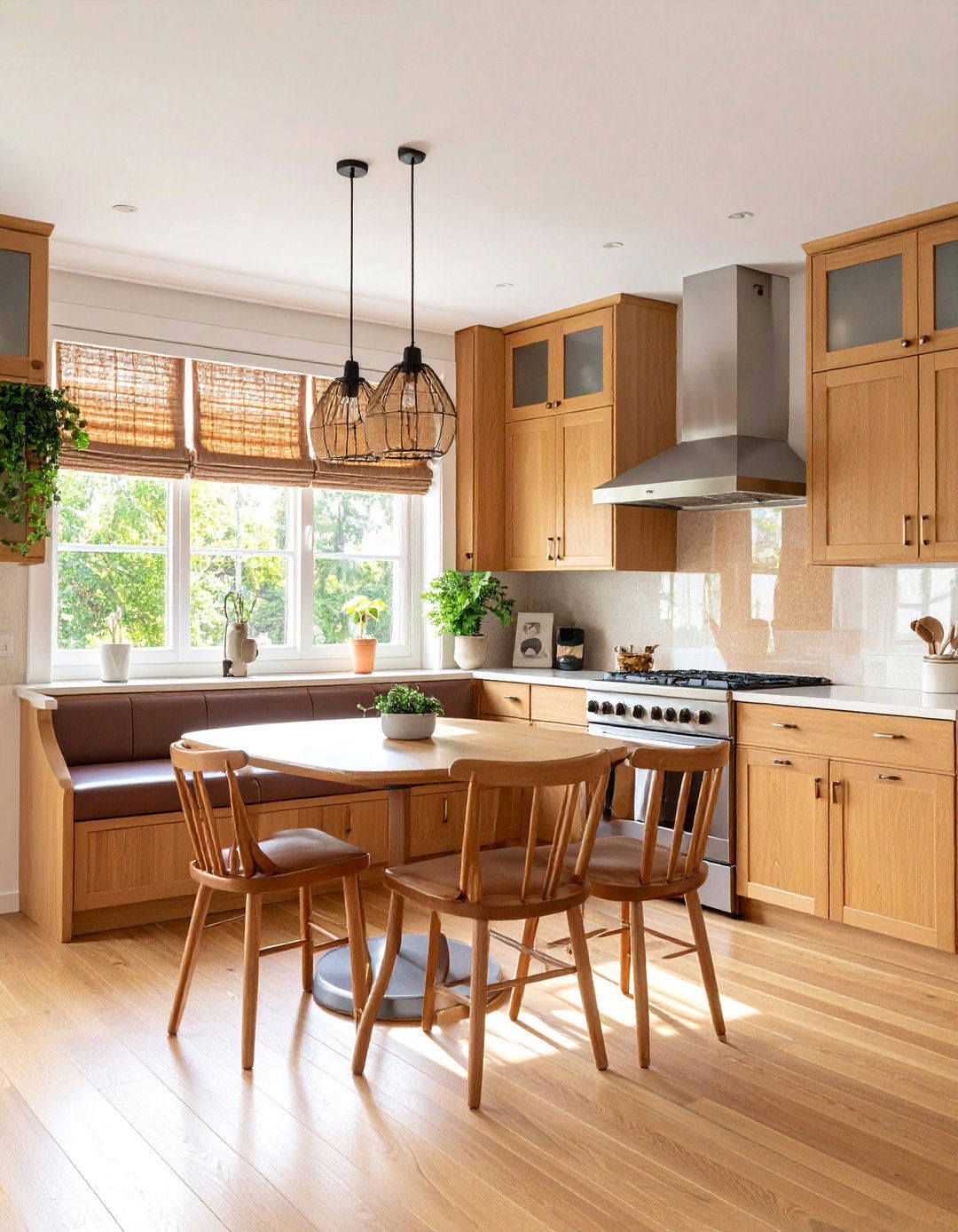 Honey Oak Breakfast Nook s Kitchen - 25 1980s Kitchen Ideas