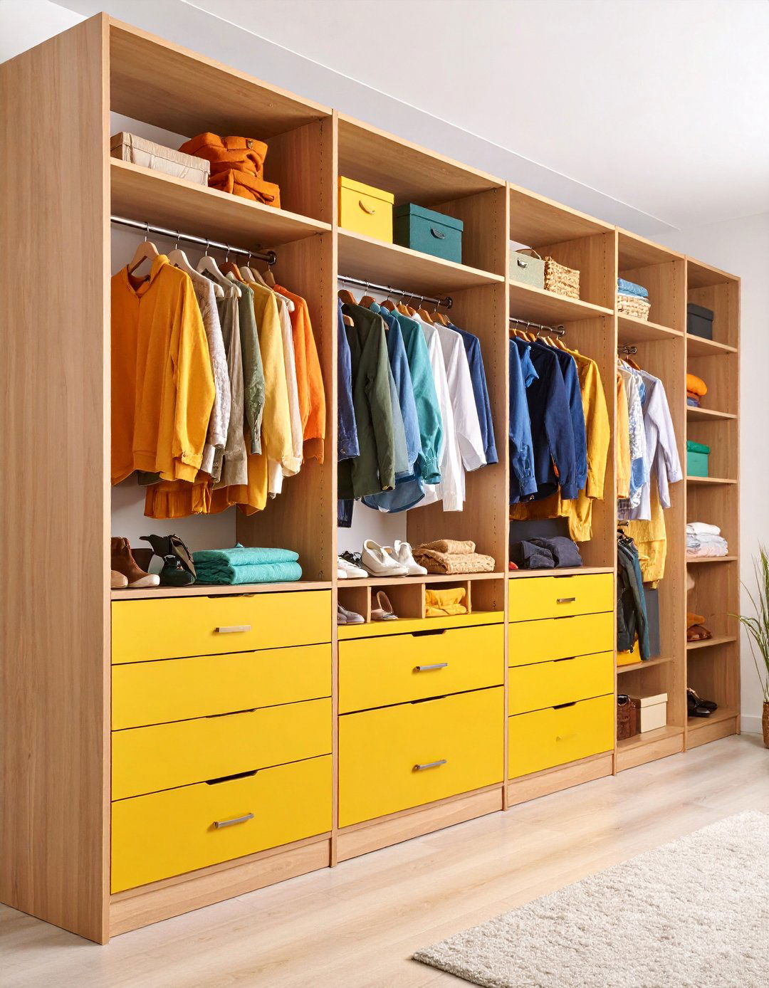 Hook and Pegboard Hall Closet Solution - 25 Hall Closet Organization Ideas