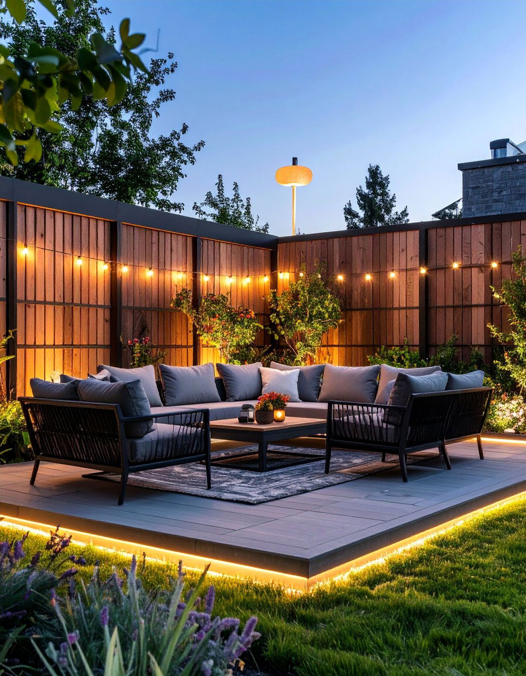 Horizontal Slat Lattice Fence - 25 Lattice Fence Ideas