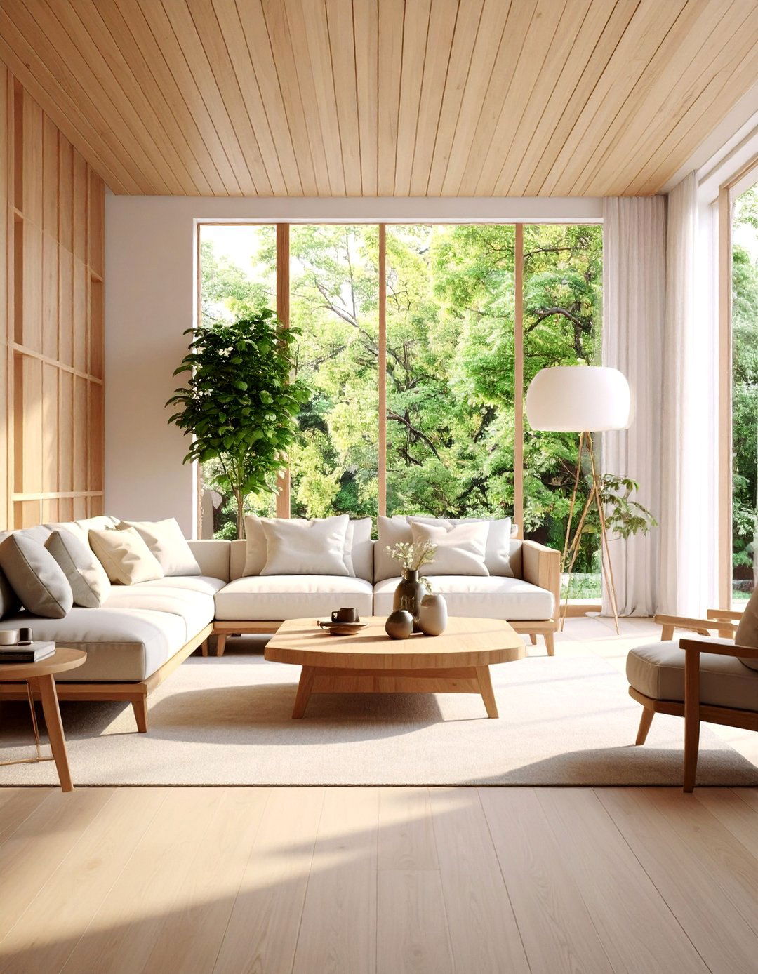 Horizontal Wood Slat Modern - 25 Tv Accent Wall Ideas