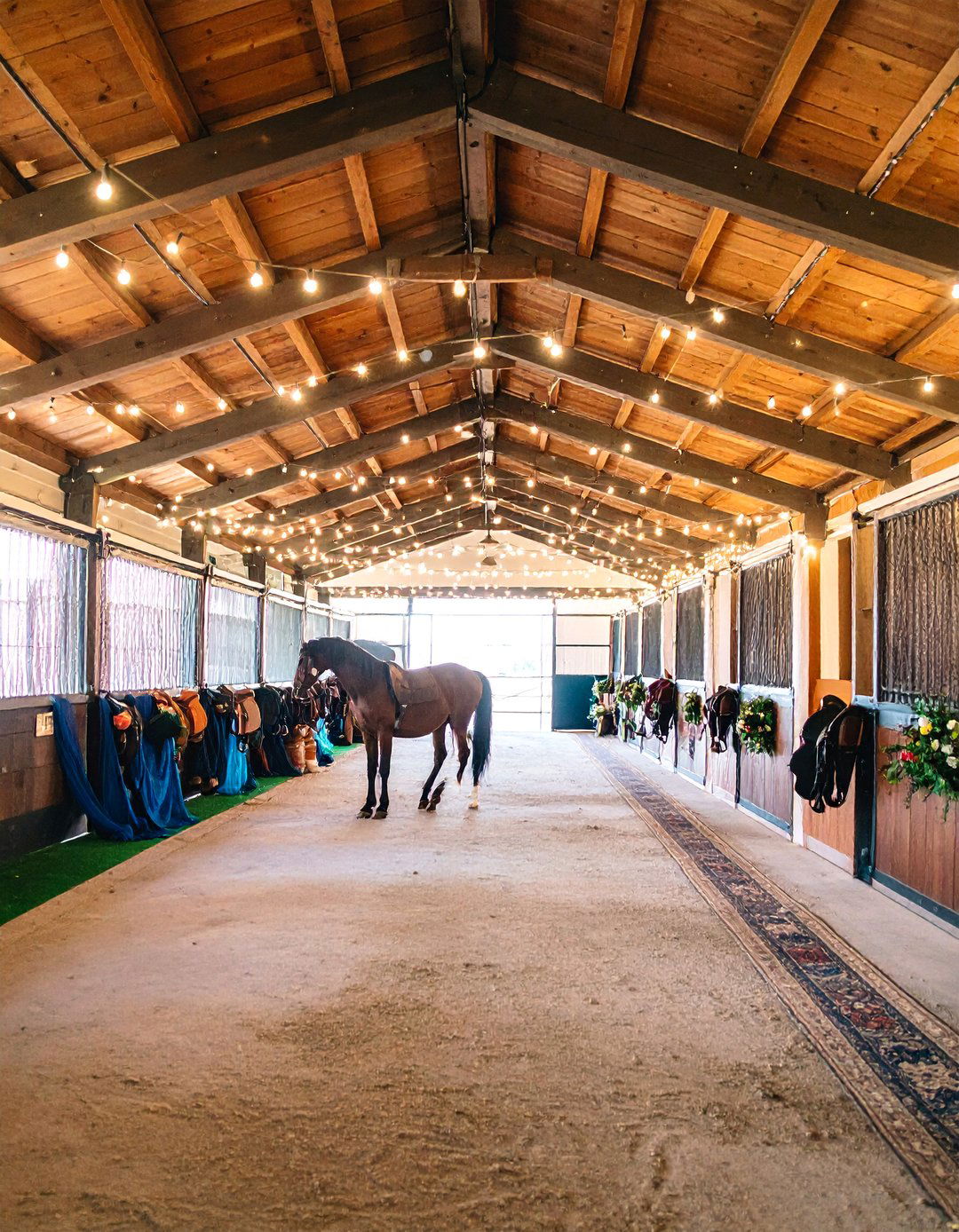 Horse Stable Venue with Equestrian Elegance - 25 Western Wedding Ideas