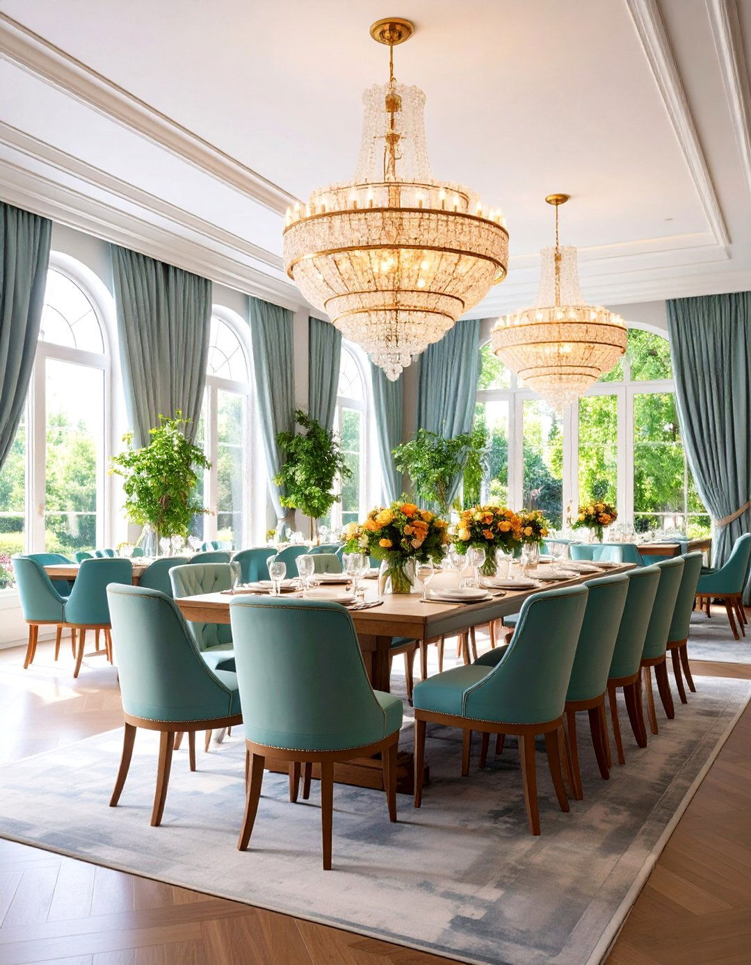 Hospitality Inspired Formal Dining Room - 25 Formal Dining Room Ideas