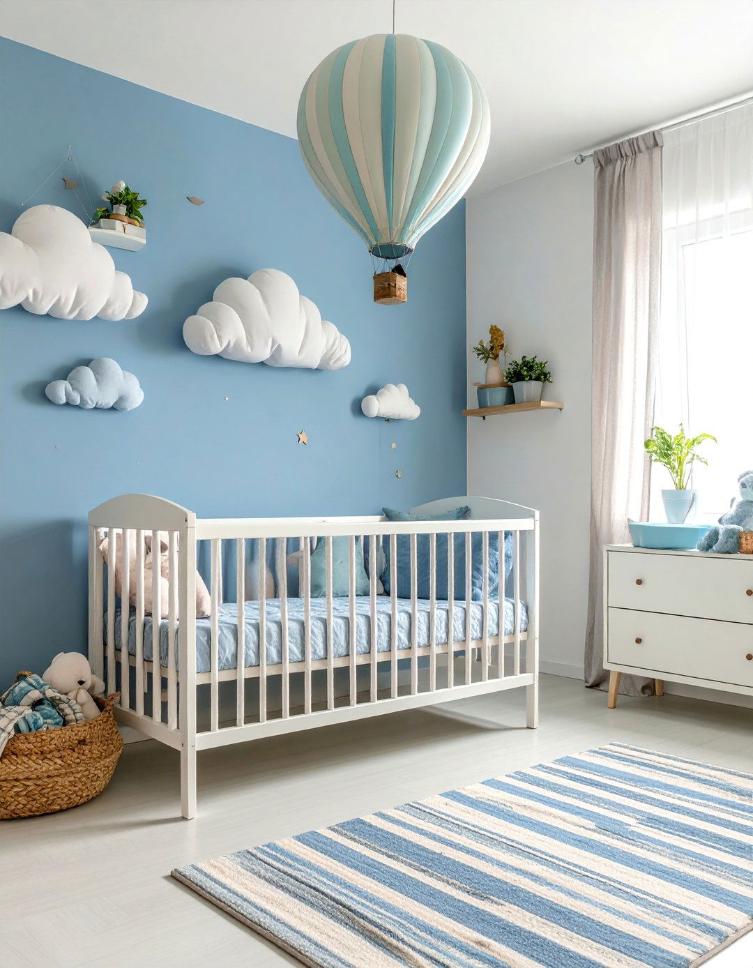 Hot Air Balloon Adventure Room - 25 Baby Room Ideas