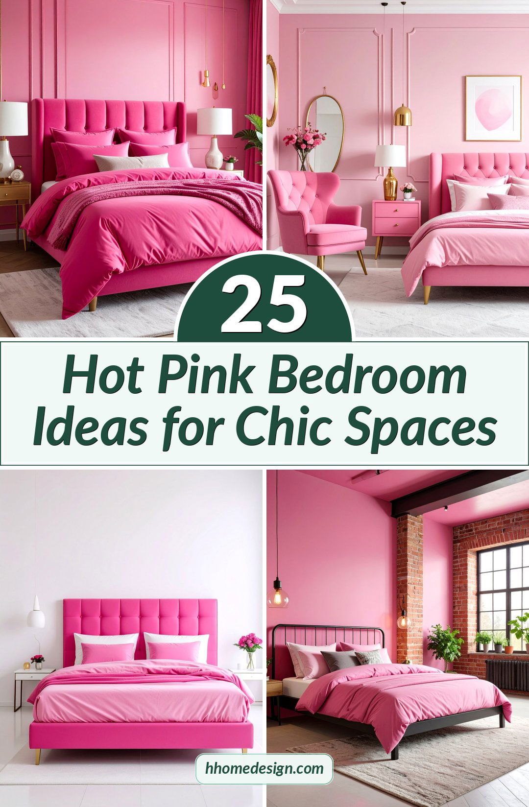 25 Hot Pink Bedroom Ideas for Chic Spaces