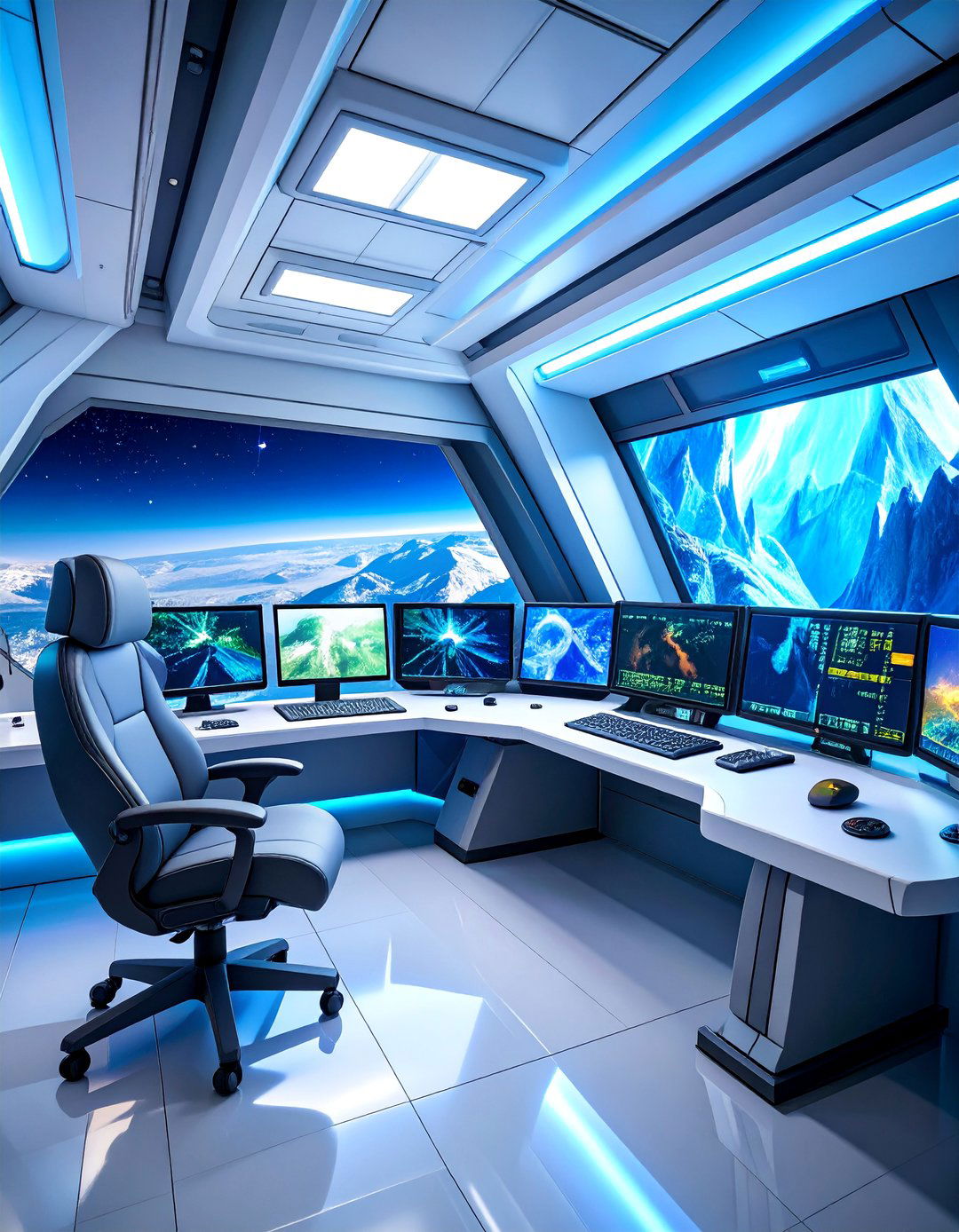 Hoth Battle Station with Ice Cave Atmosphere - 25 Star Wars Man Cave Ideas