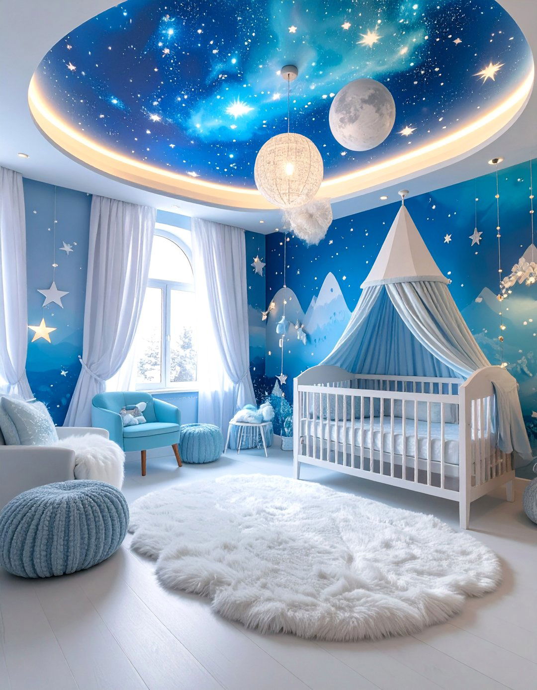 Hoth Ice Planet Winter Wonderland - 25 Star Wars Nursery Ideas