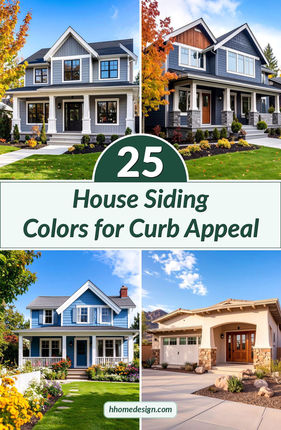 25 House Siding Colors for Curb Appeal