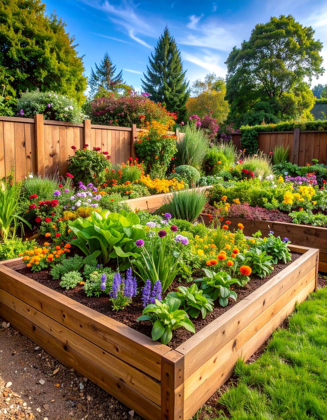 Hugelkultur Mounded Raised Garden Bed - 25 Raised Garden Bed Ideas