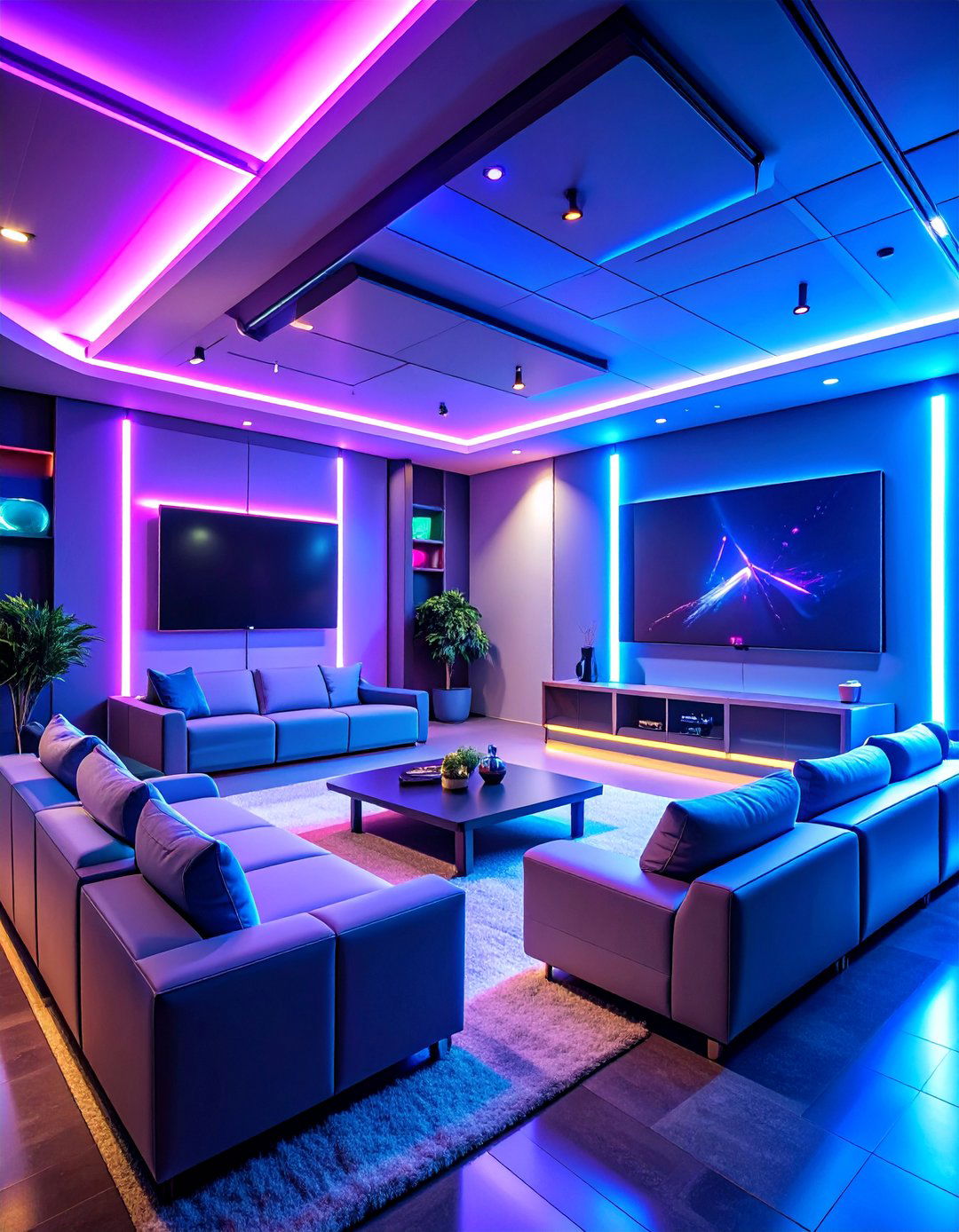 Hybrid Entertainment and Gaming Lounge - 25 Small Game Room Ideas