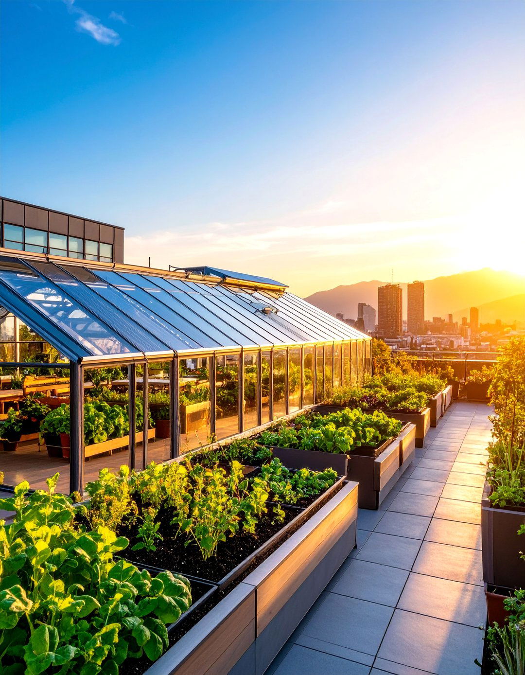 Hybrid Solar Greenhouse Restaurant Production Facility - 25 Rooftop Greenhouse Ideas