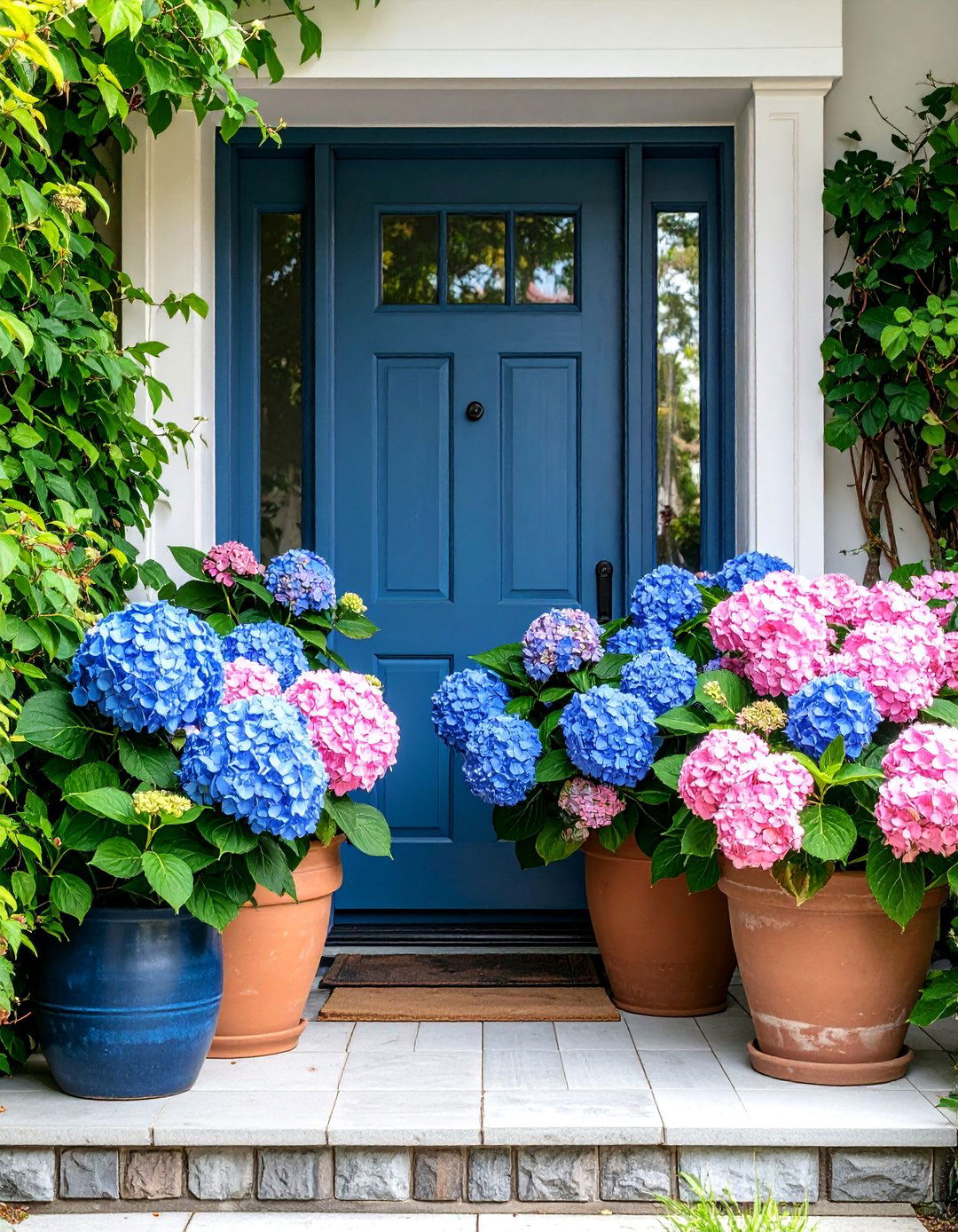 Hydrangea Container Gardens for Summer Drama - 25 Front Door Plants