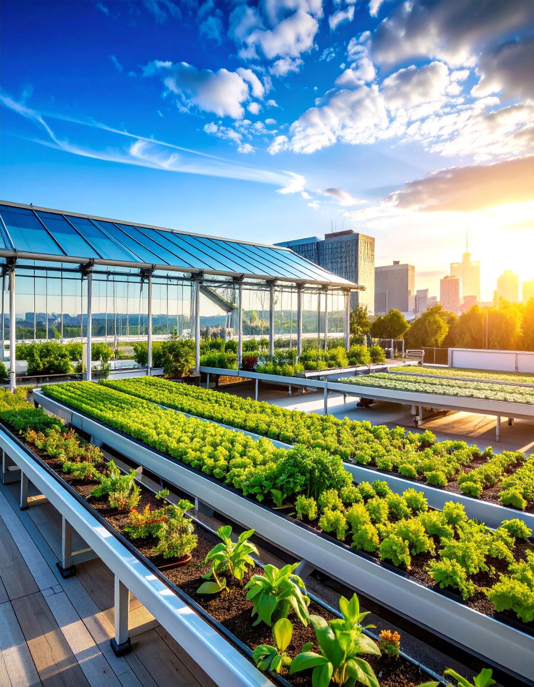 Hydroponic Vertical Farm Production Rooftop Greenhouse - 25 Rooftop Greenhouse Ideas