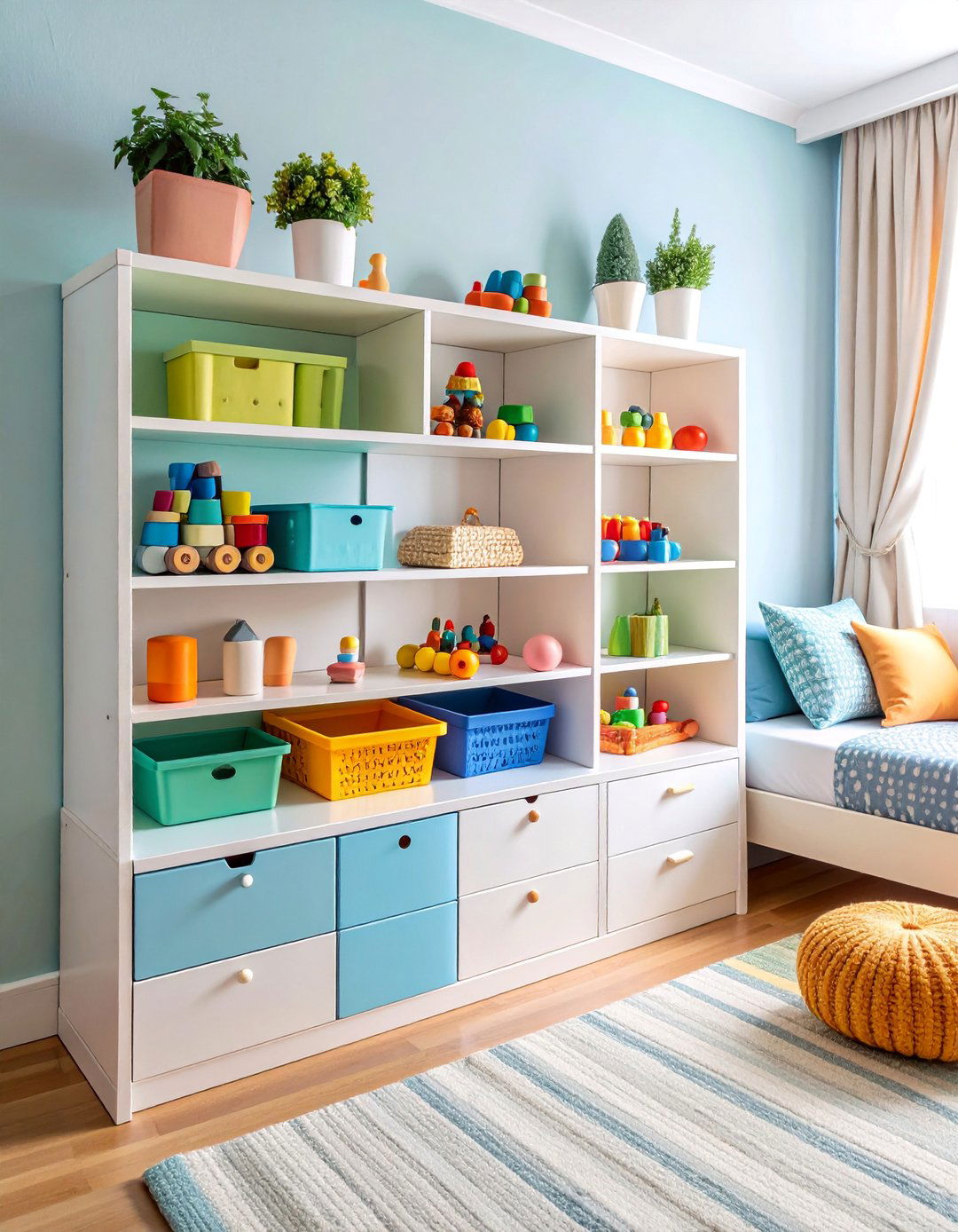 IKEA Trofast Modular Building Station - 25 Lego Storage Ideas