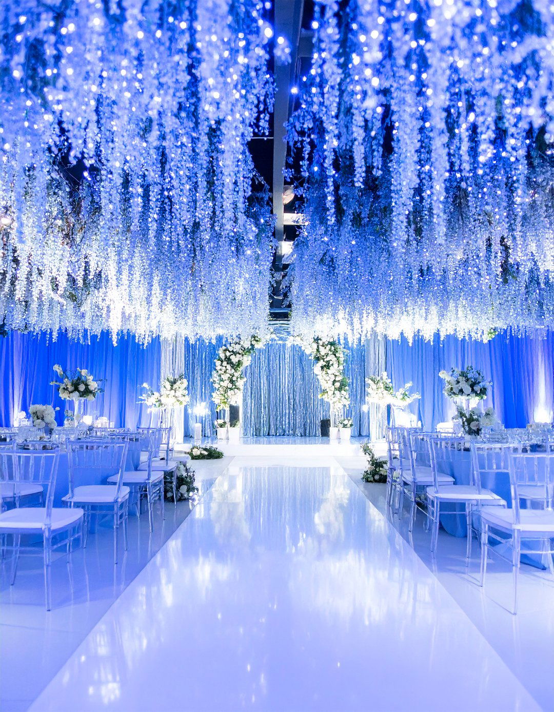 Ice Blue Winter Crystal Elegance Theme - 25 Blue Wedding Theme Ideas