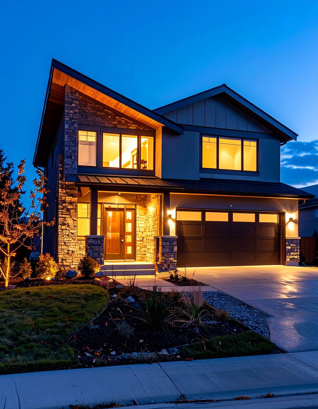 Illuminated LED House Numbers for Night Visibility - 25 House Number Ideas
