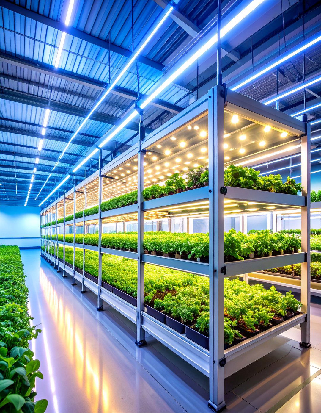 Indoor Microgreen Farm with Climate Control System - 25 Urban Garden Ideas