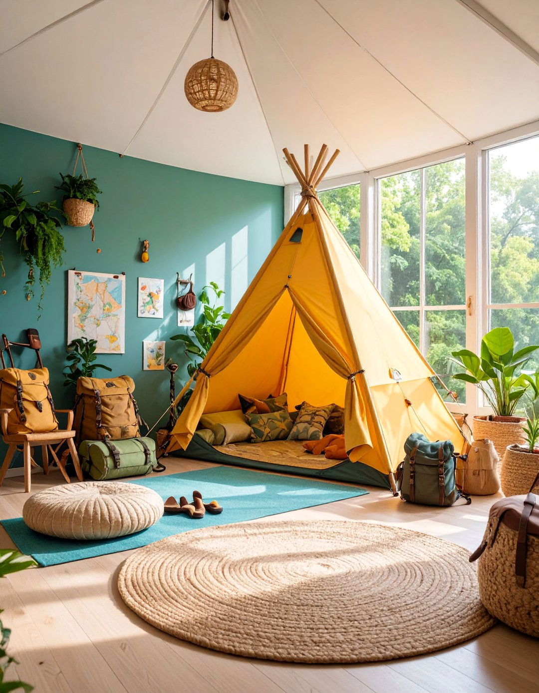 Indoor Outdoor Adventure Exploration Space - 25 playroom ideas