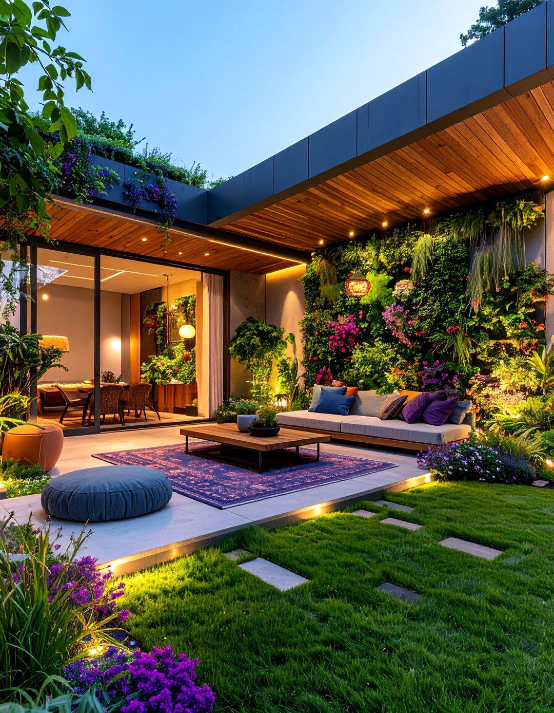 Indoor Outdoor Garden Bridge - 25 Small Walled Garden Ideas