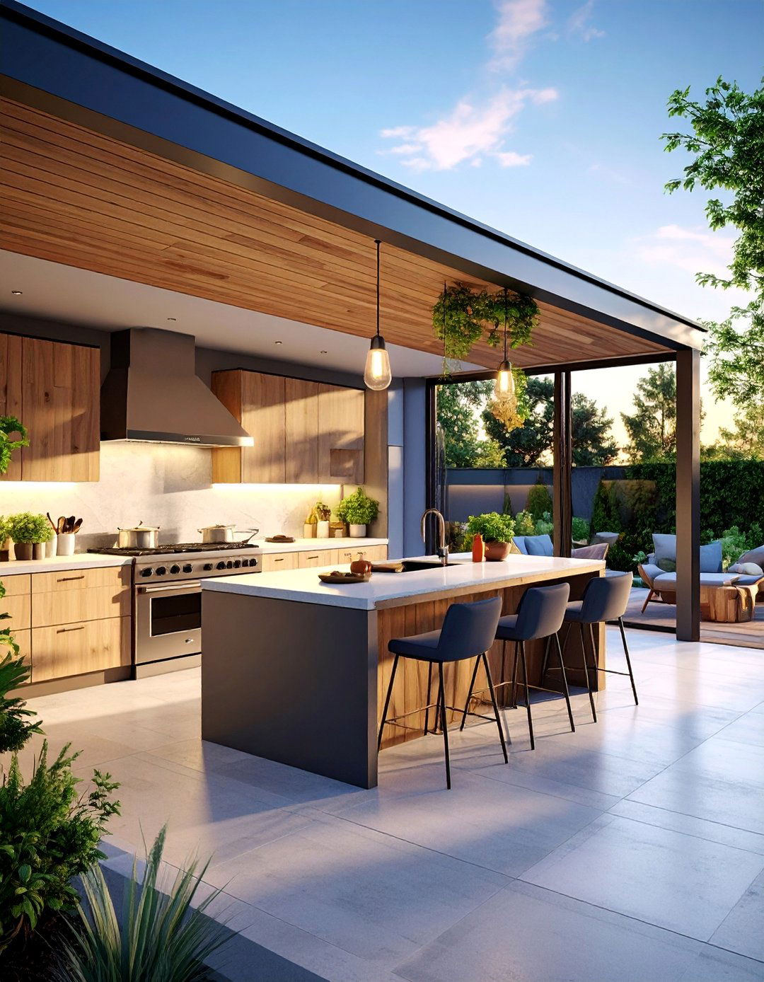 Indoor Outdoor Kitchen Extensions - 25 Modern Kitchen Ideas