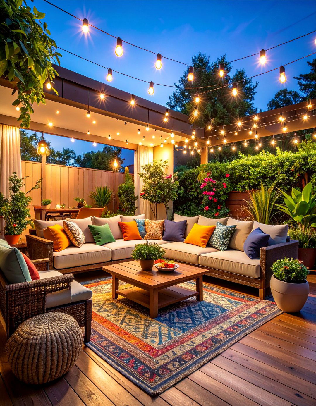 Indoor Outdoor Transitional Patio with Seamless Flow - 25 House Decor Ideas